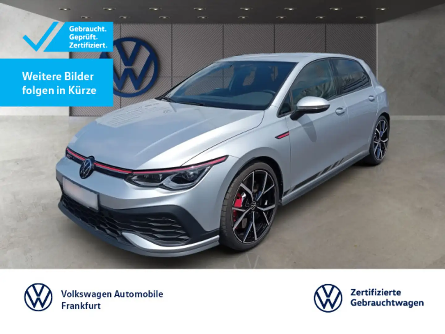 Volkswagen Golf GTI Golf VIII 2.0 TSI DSG GTI Clubsport Navi IQ.Ligh Silber - 1