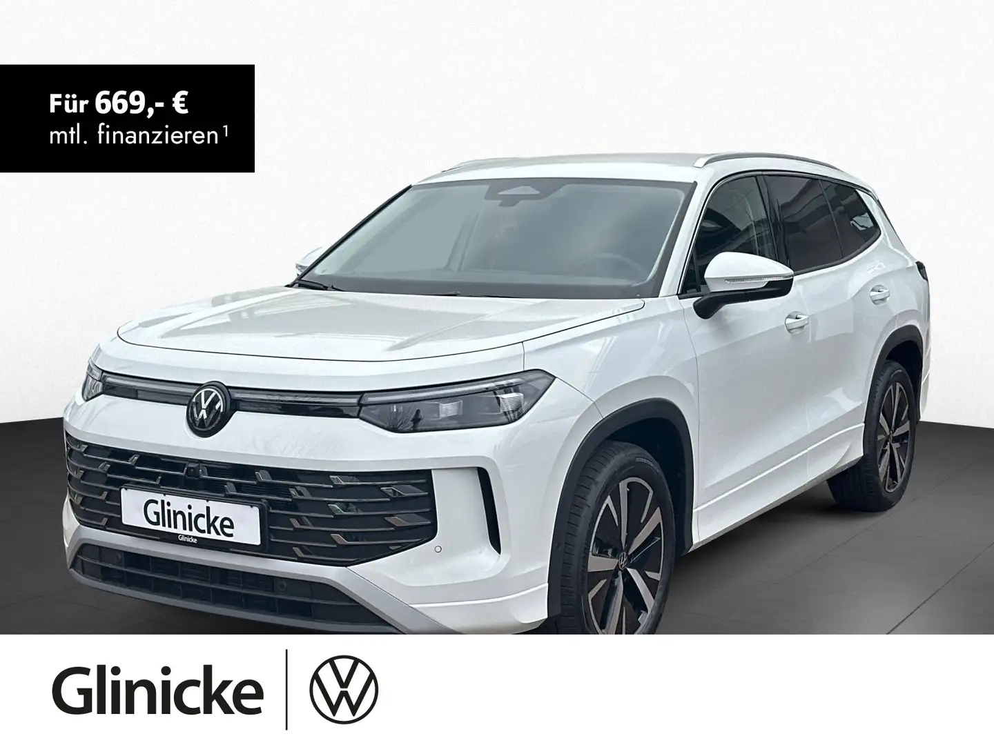 Volkswagen Tayron Elegance 1.5l eTSI DSG 7-Sitzer AHK Navi Weiß - 1