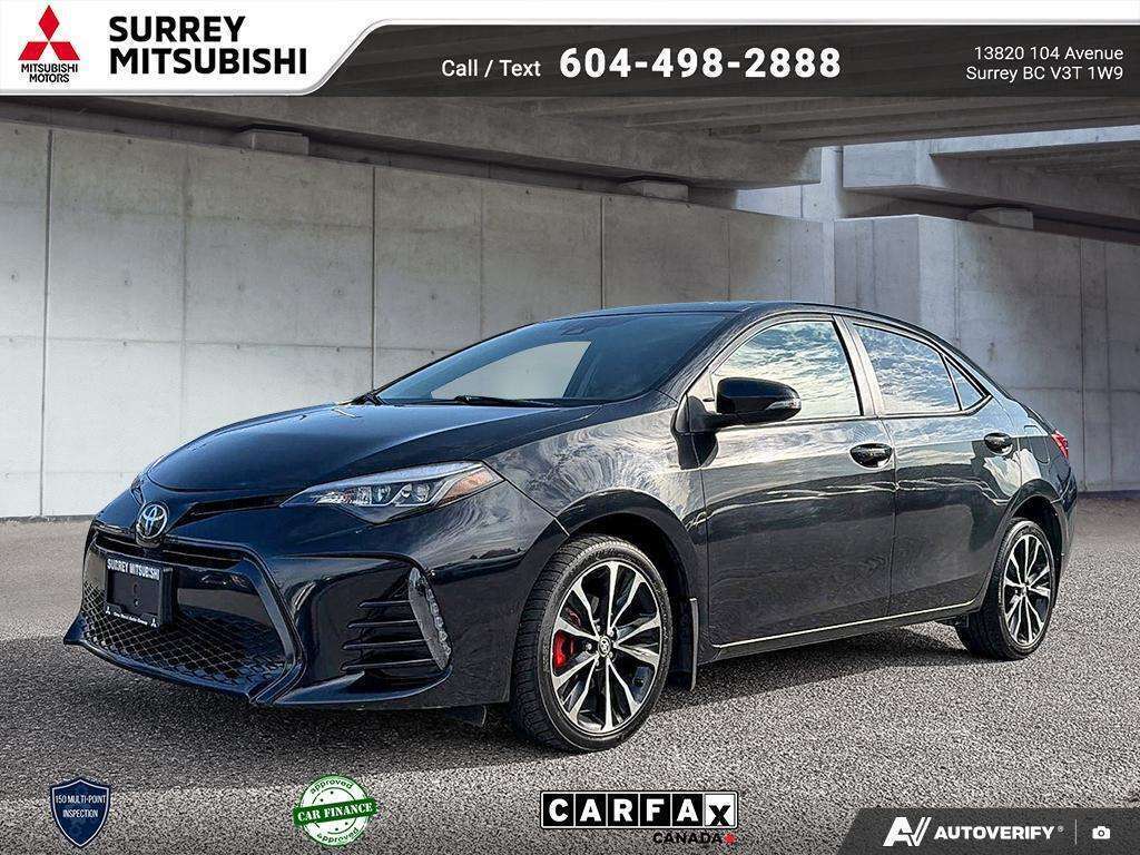 Black 2017 Toyota Corolla Sedan Front-Wheel Drive 