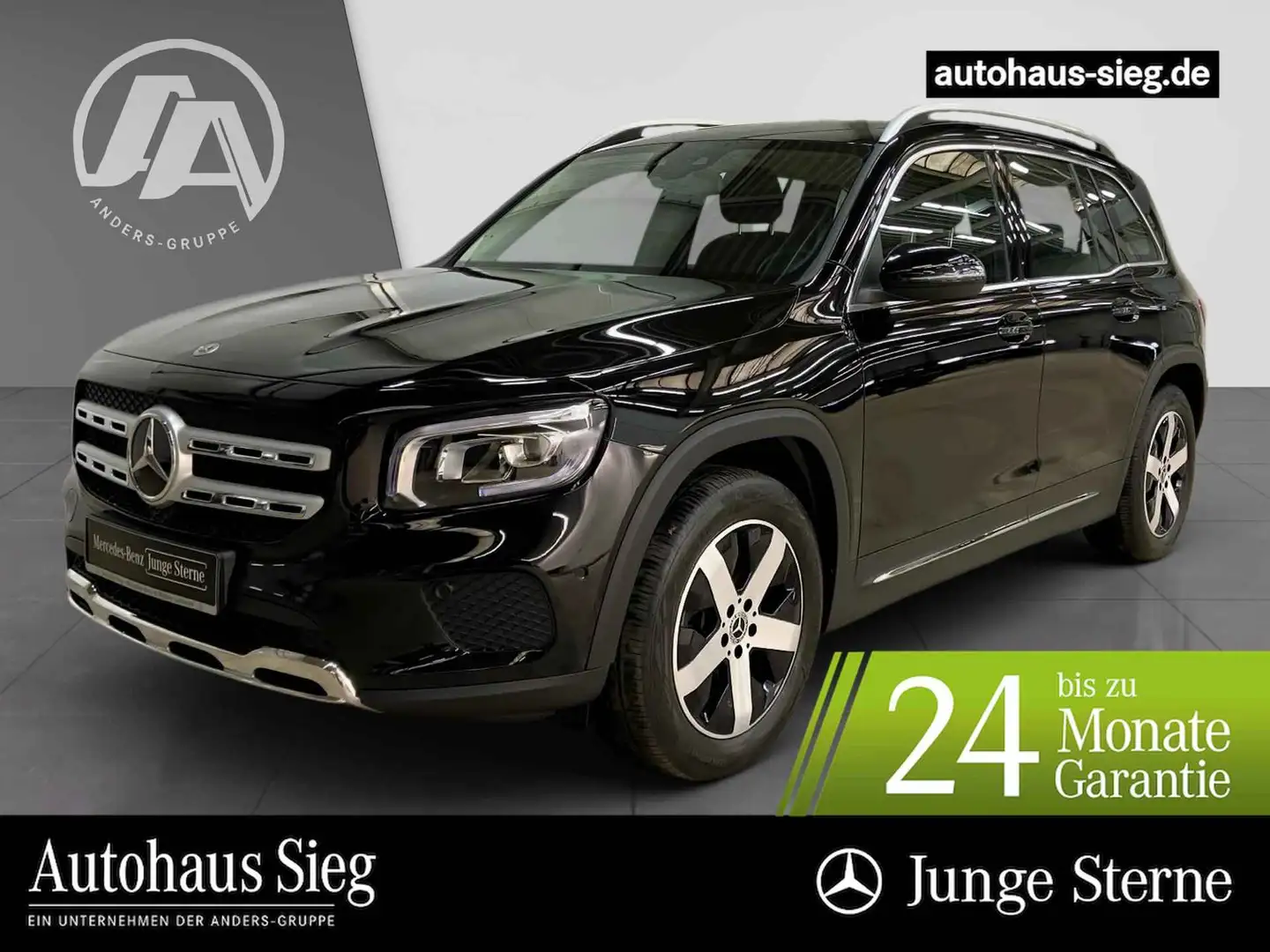 Mercedes-Benz GLB 220 d 4M Progressive+MBUX+AHK+LED+Kamera+SHZ Schwarz - 1