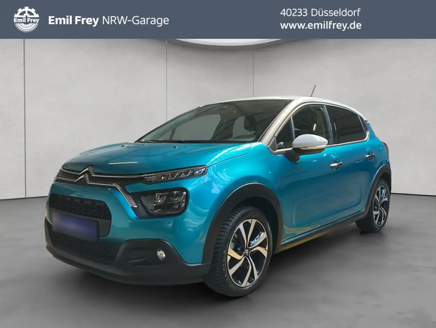 Citroen C3 110 S&S EAT6 SHINE PACK NAVI+PDC+RFK+PDC Blau - 1