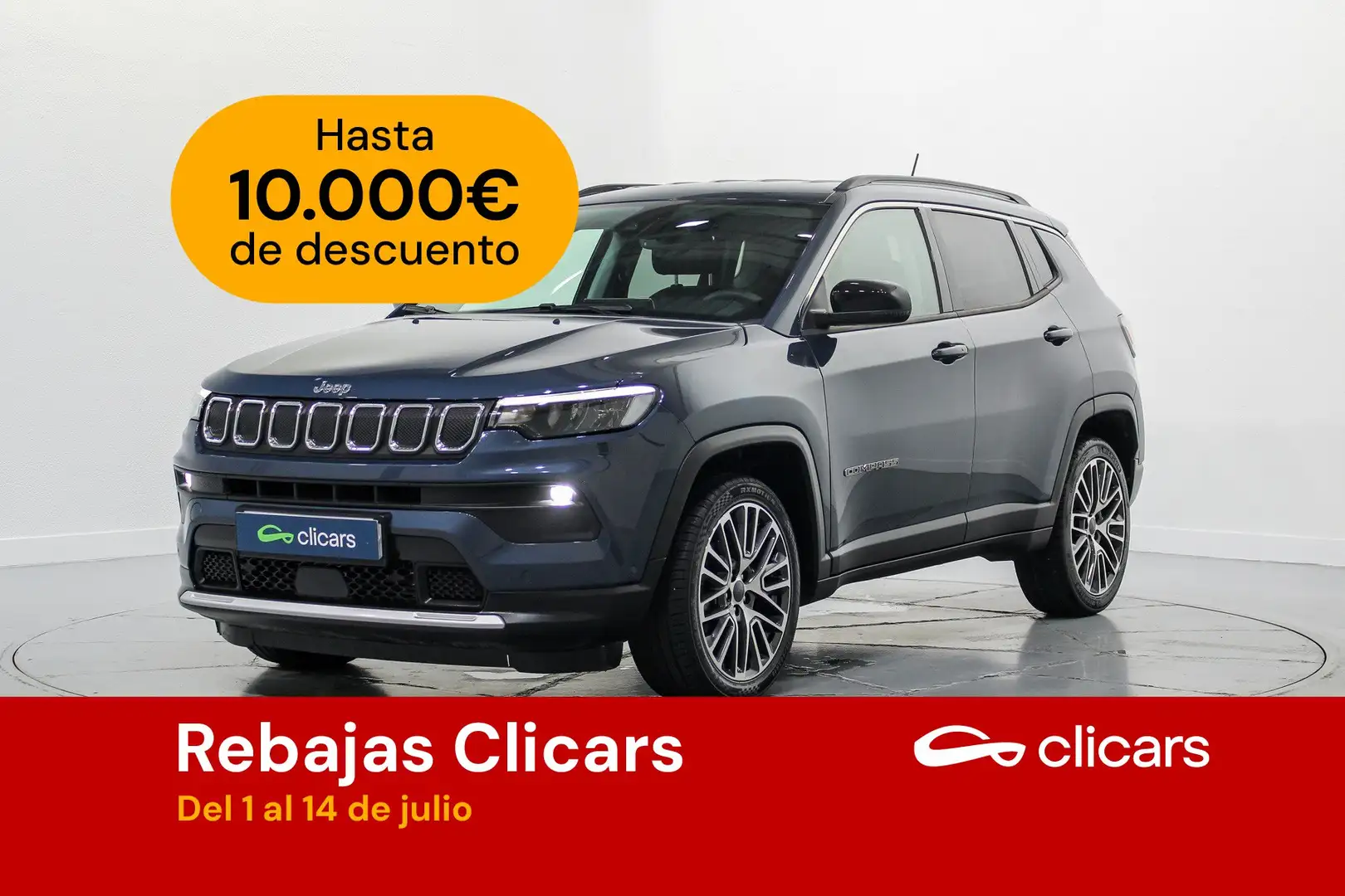 Jeep Compass 1.3 Gse T4 Limited 4x2 130 Azul - 1