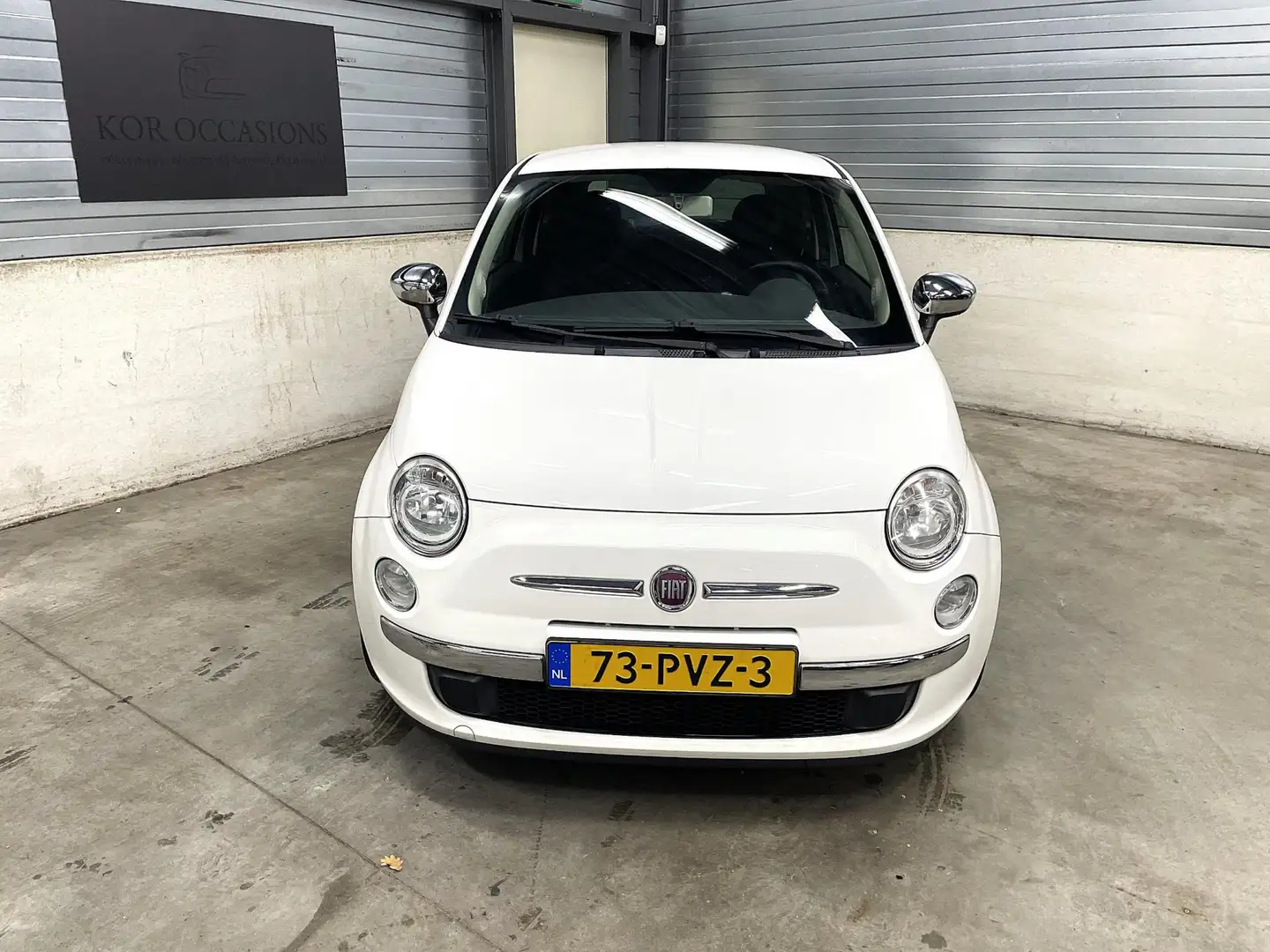 Fiat 500 0.9 TwinAir Sport NAP airco APK half leer Wit - 2