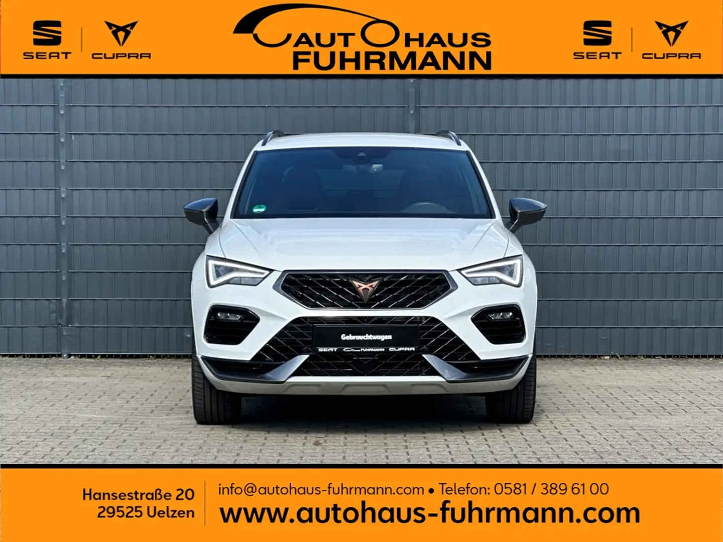 CUPRA Ateca VZ 4D 2.0 TSI DSG AHK/eKLAPPE/ASSI/NAV/SHZ Weiß - 2