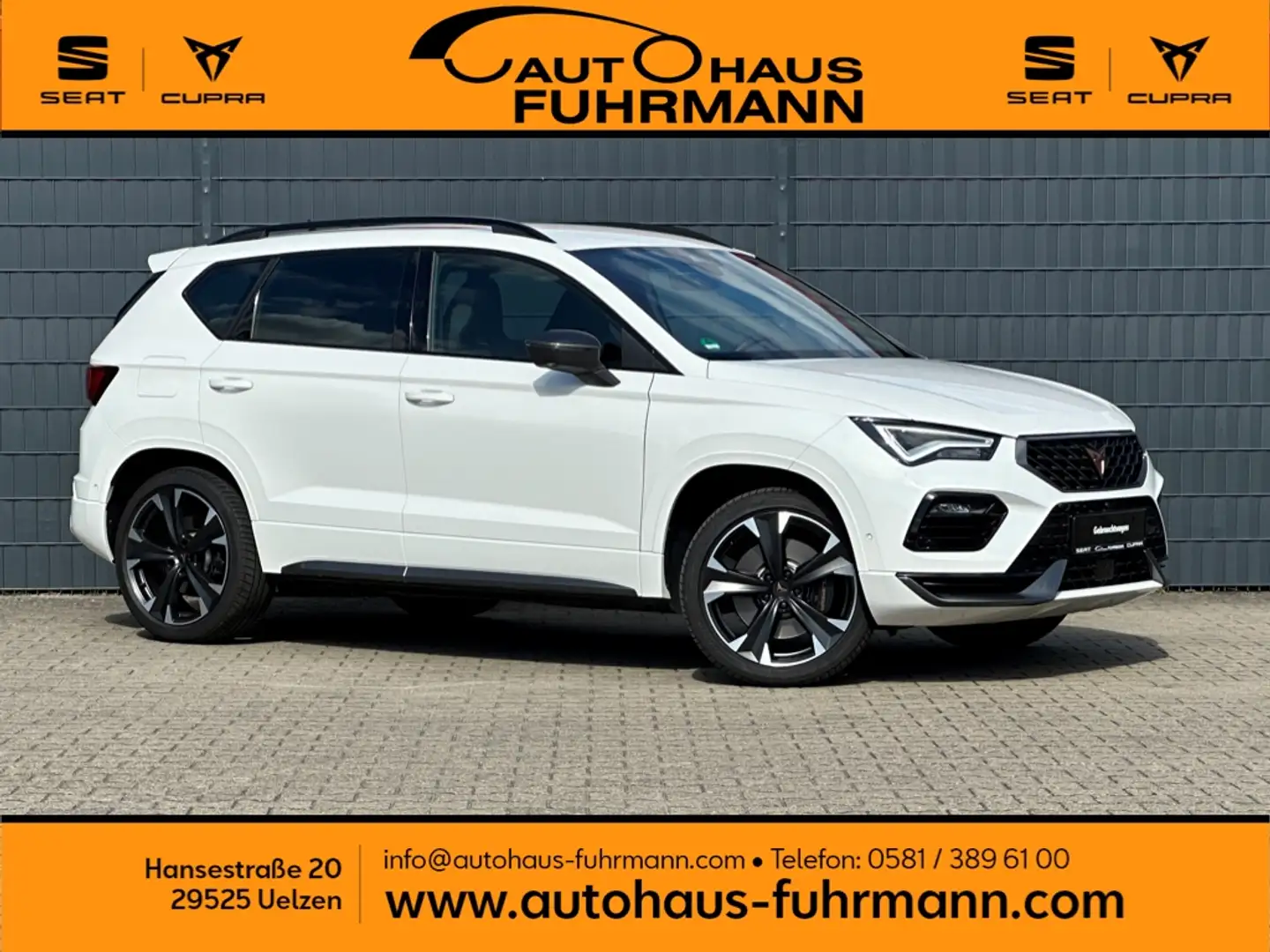 CUPRA Ateca VZ 4D 2.0 TSI DSG AHK/eKLAPPE/ASSI/NAV/SHZ Weiß - 1