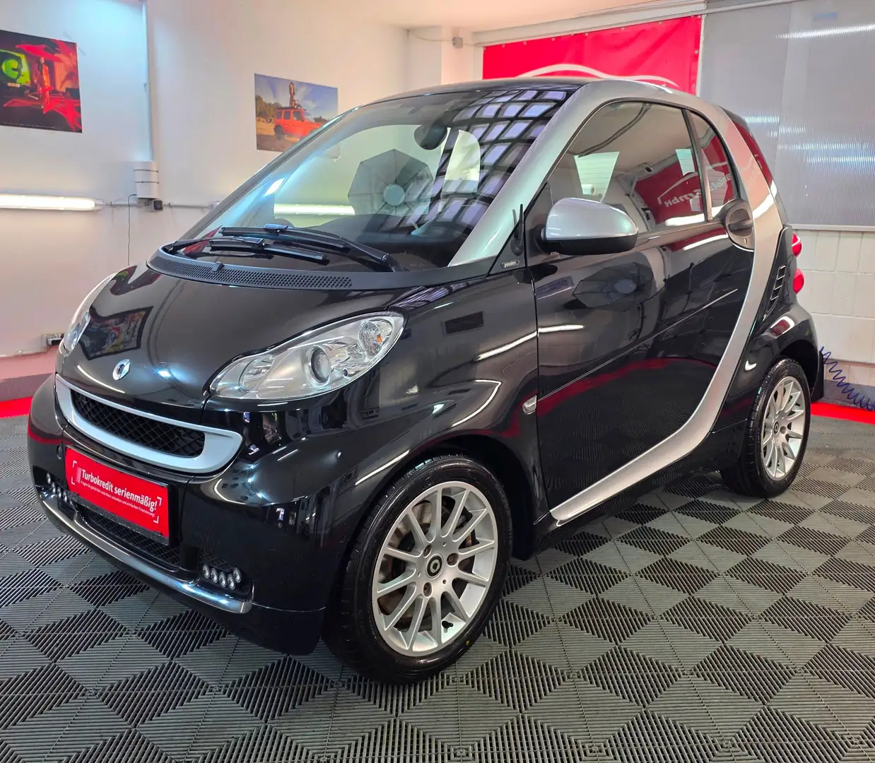 smart forTwo coupe mhd Aut. 1.Besitz Schwarz - 1
