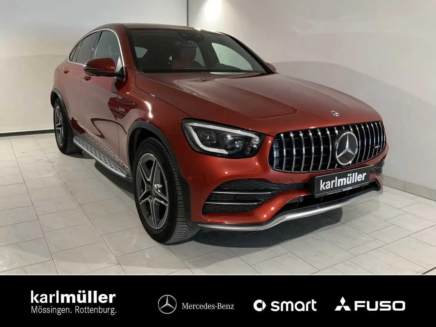 Mercedes-Benz GLC 43 AMG Mercedes-AMG GLC 43 4M Cp Distr+AHK+Mbeam+360° Rojo - 1