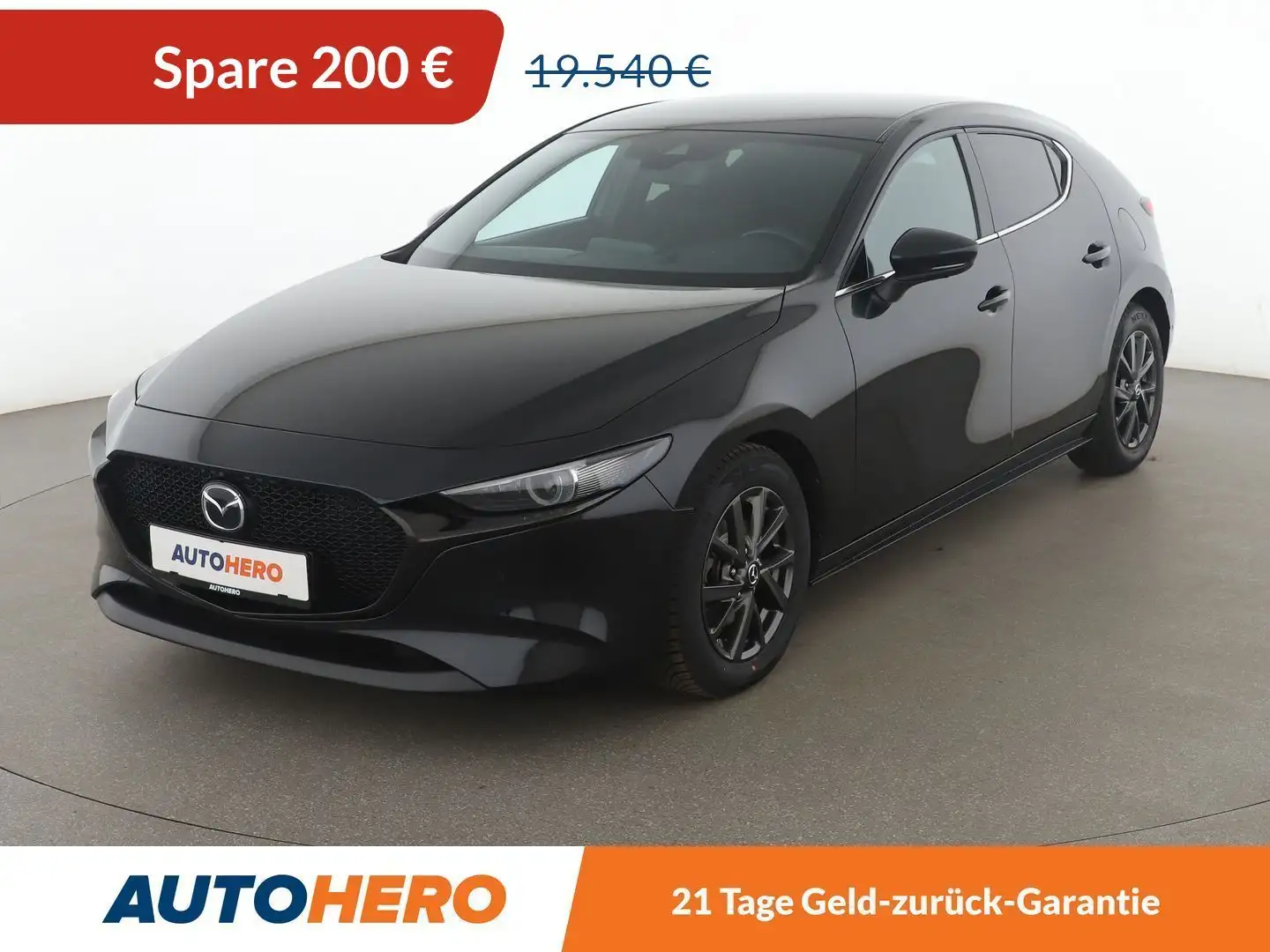 Mazda 3 2.0 Selection Aut.*NAVI*360°*PDC*SHZ*ACC*HUD*LED* Schwarz - 1