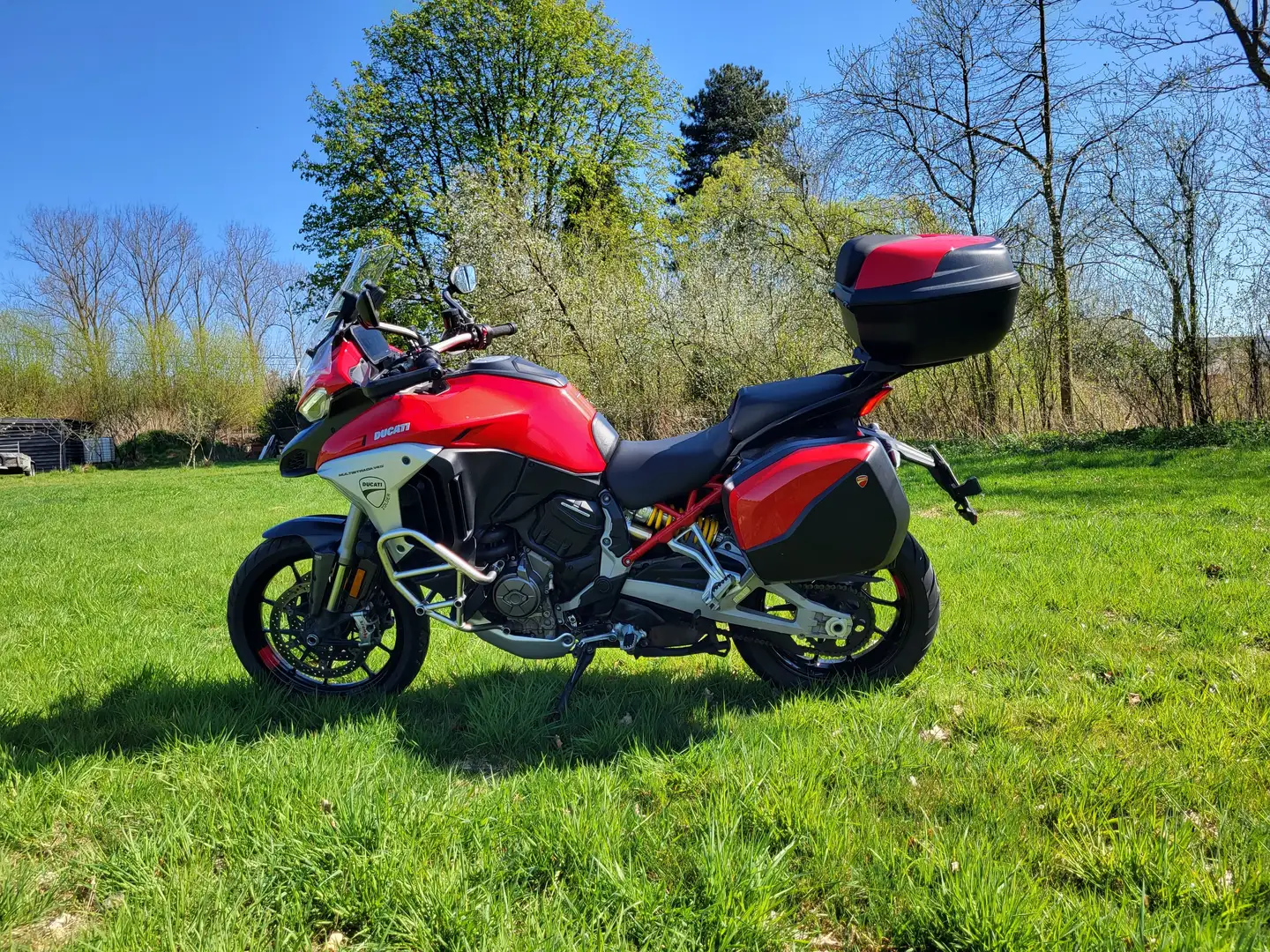 Ducati Multistrada V4 S travel + radar met veel opties! Красный - 2