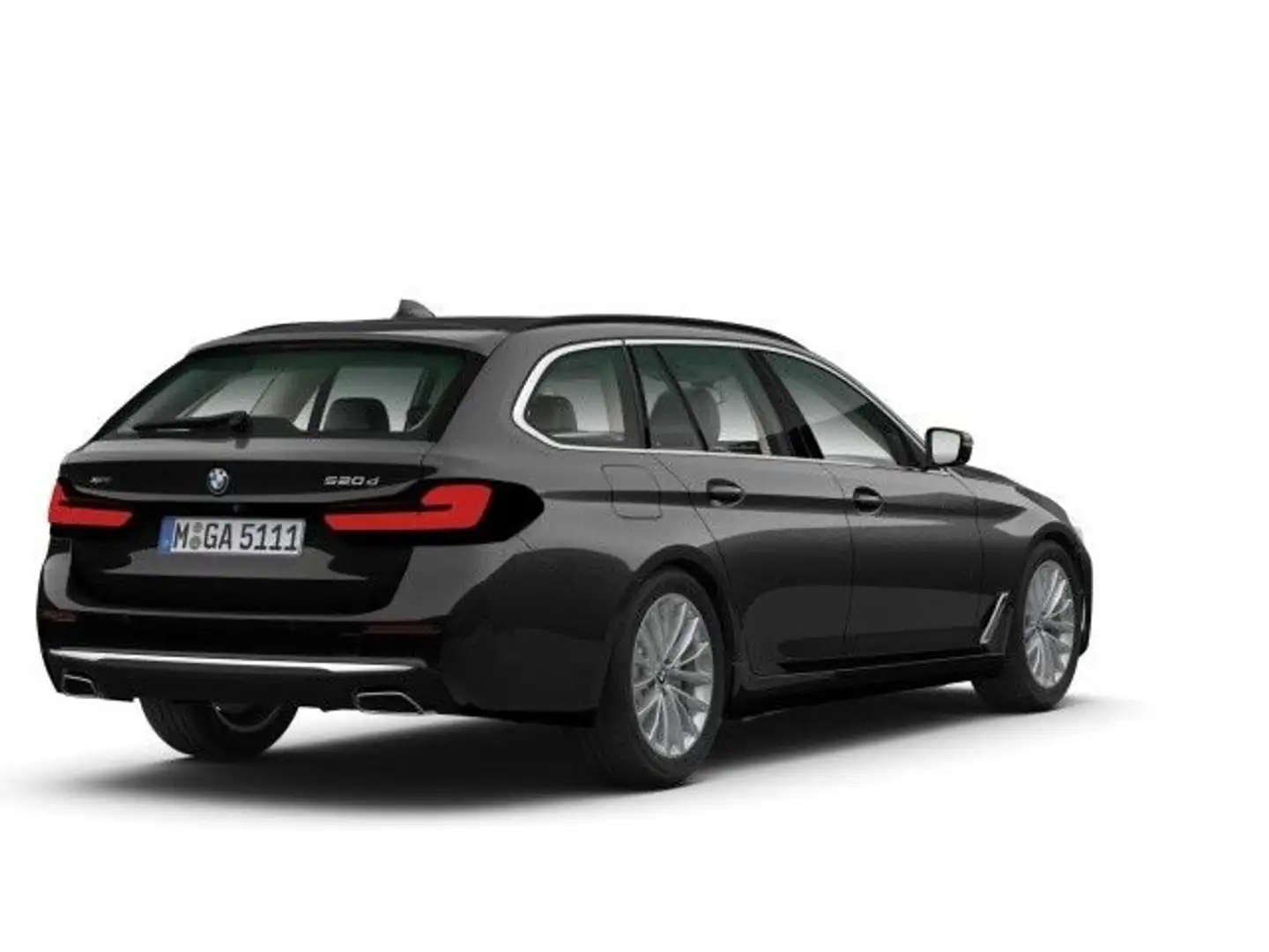 BMW 520 d xDrive Touring Luxury Line Aut. Panorama Schwarz - 2