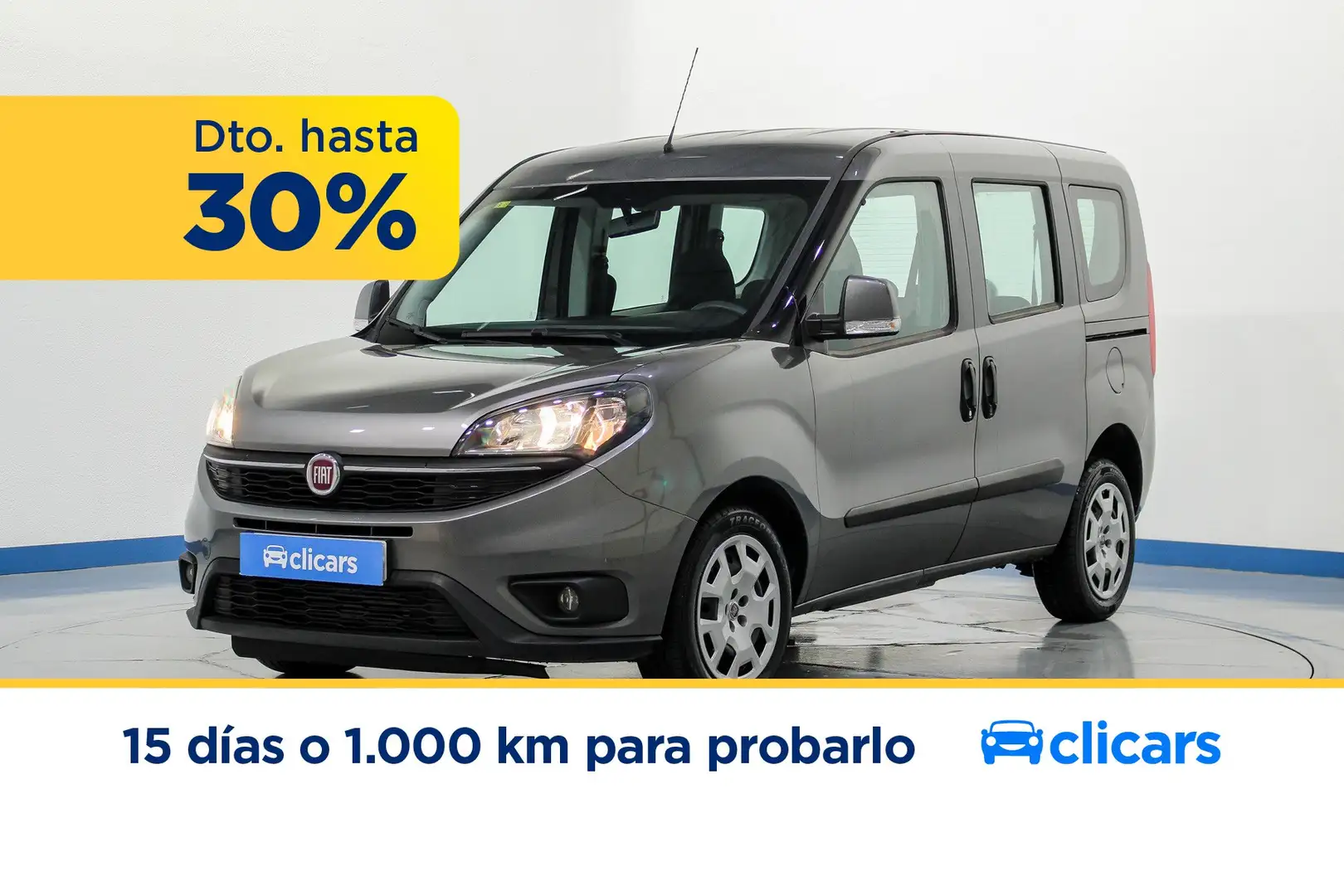 Fiat Doblo Panorama 1.6 Multijet Corto Easy 70kW Gris - 1