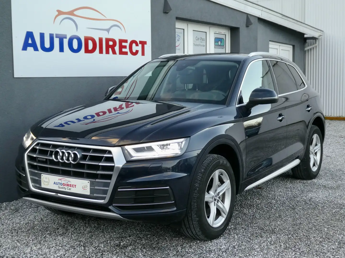 Audi Q5 45 TFSi Quattro Sport S tronic Cuir, Pano, Led Kék - 1