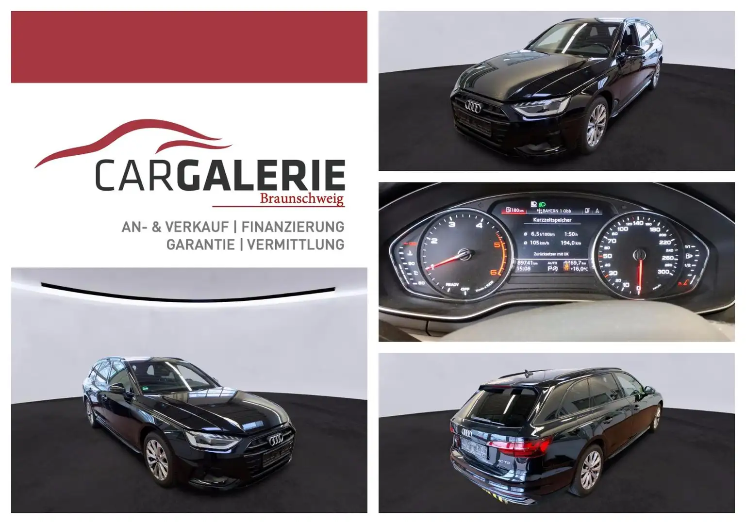 Audi A4 2.0 TDI 40 TDI advanced*BLACK*PANORAMA*LED* Noir - 1