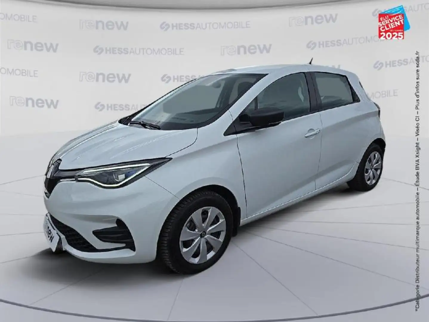 Renault ZOE E-Tech Equilibre charge normale R110 Achat Intégra Blanc - 1