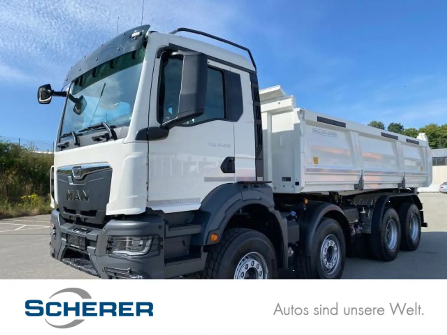 MAN MAN  35.480 TGS 8x4   Bordmatik Schalter  sofort Blanc - 1