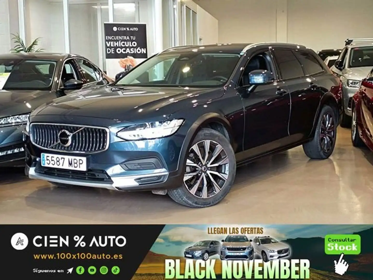 Volvo V90 2.0 B4 D Core AWD Auto Bleu - 1