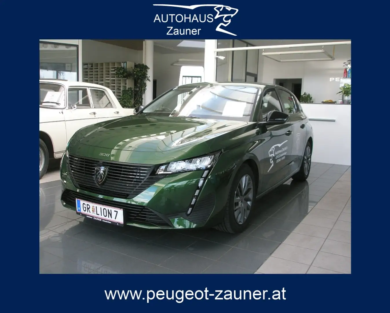 Peugeot 308 PureTech 110 S&S 6-Gang-Manuell Active Pack Grün - 1