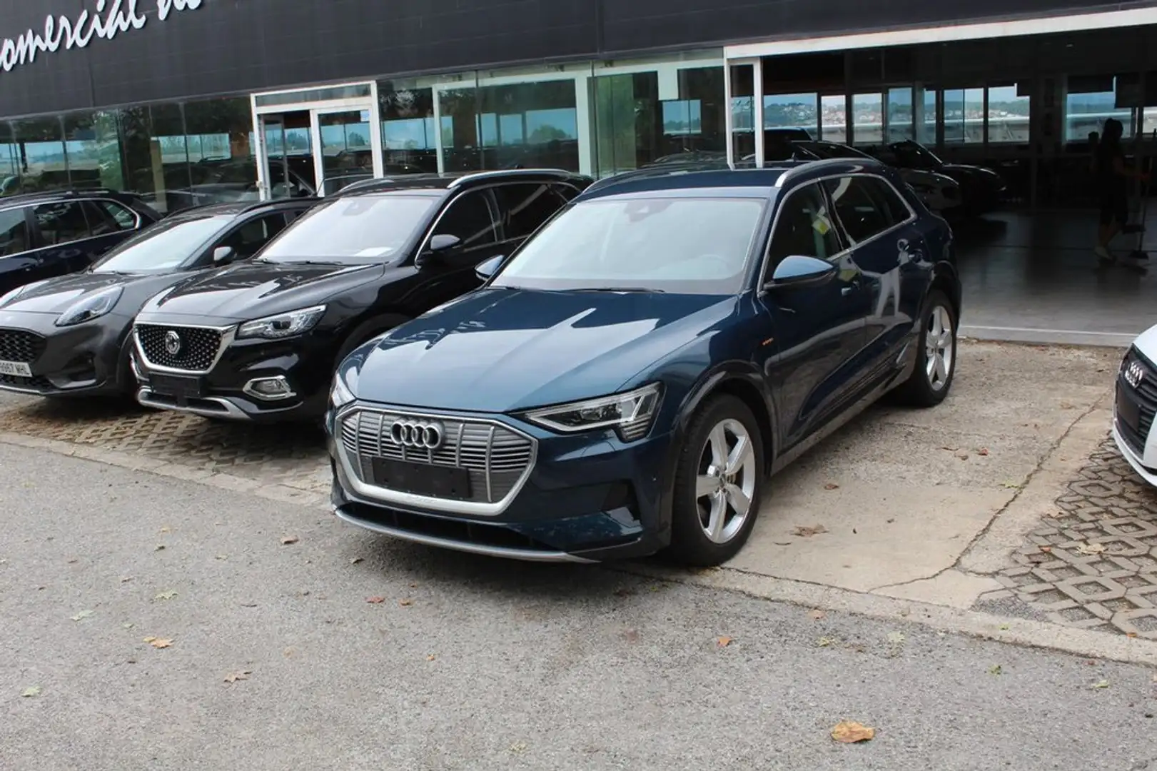 Audi e-tron 55 quattro Advanced Bleu - 1