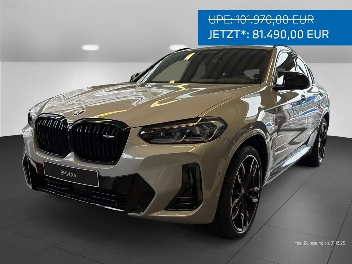 BMW X4 M 40d Head-Up HK HiFi DAB LED WLAN Standhzg. Gris - 1