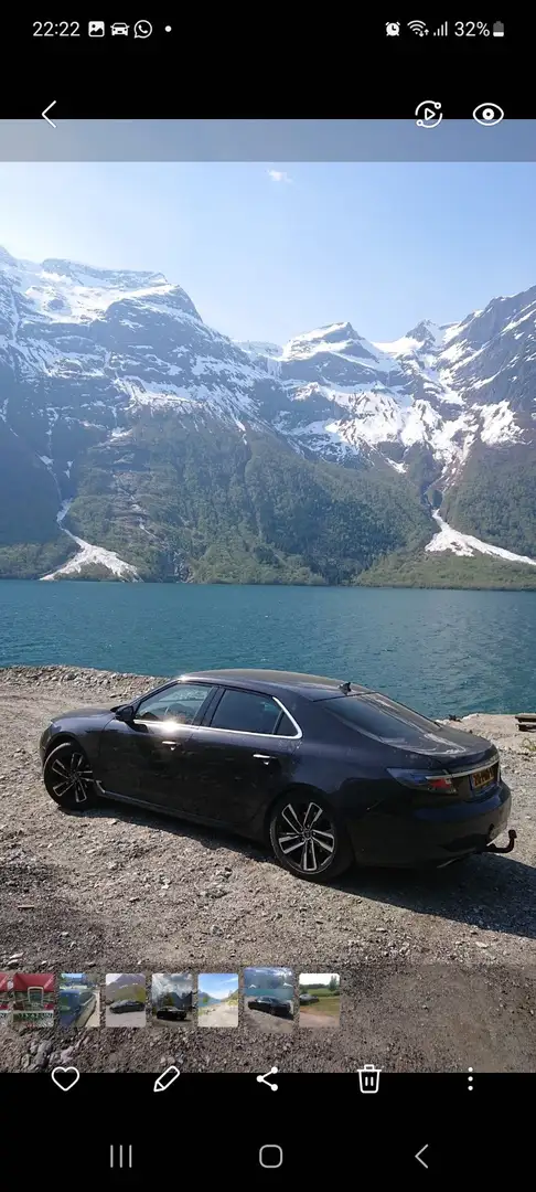 Saab 9-5 2.0T Aero Exklusiv hirsch getuned, nieuwe motor. Noir - 2