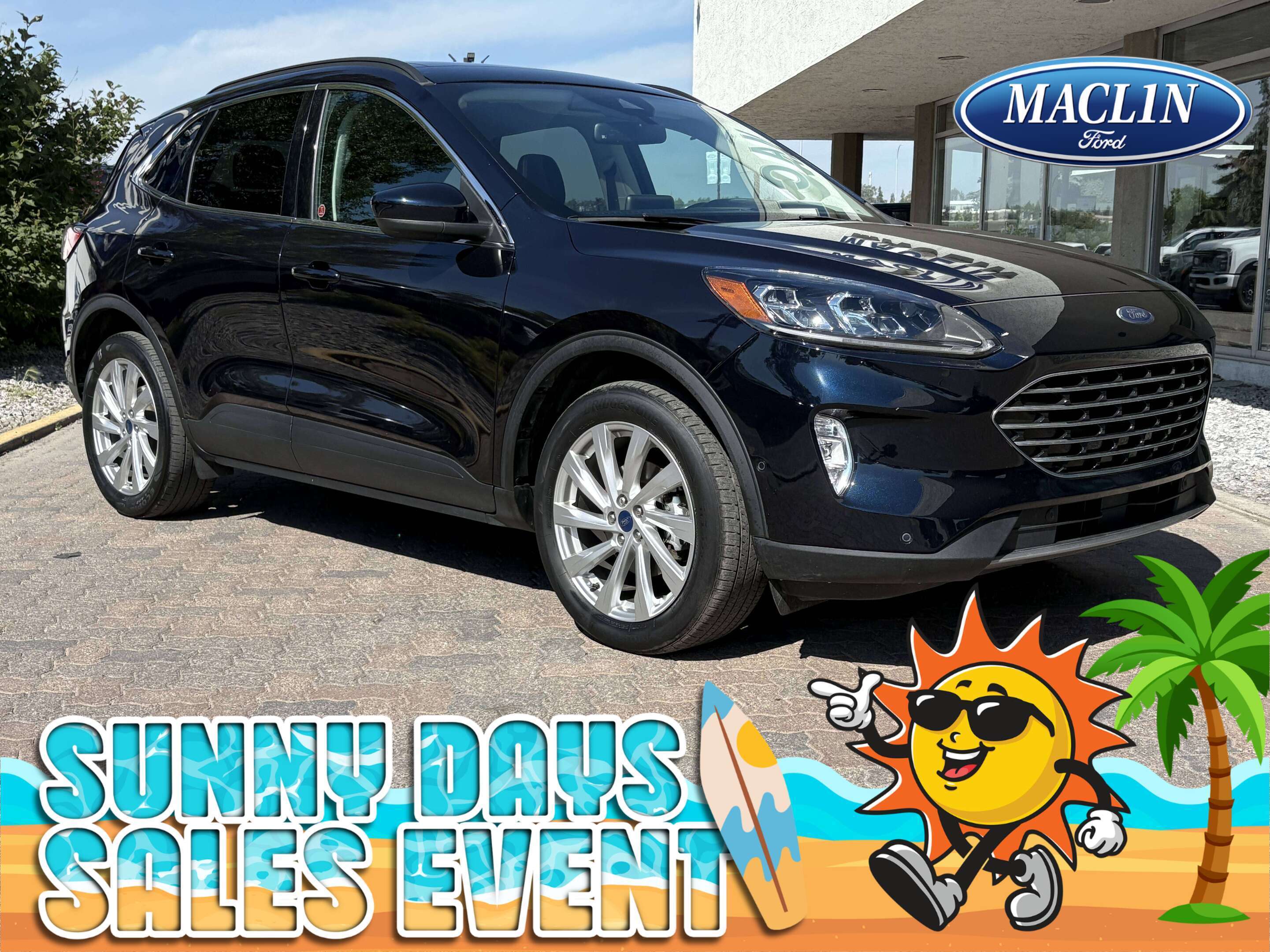 Blue 2021 Ford Escape SUV / Crossover All-Wheel Drive 8-Speed Automatic