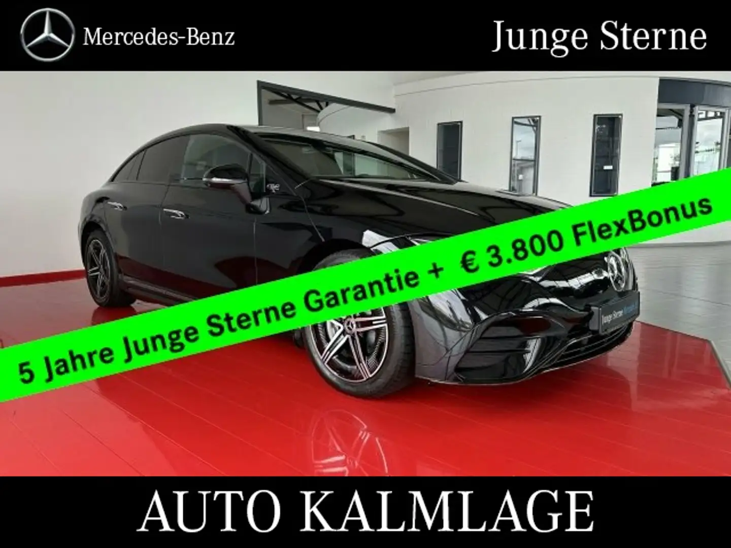 Mercedes-Benz EQE 350 EQE 350 4M AMG AIRMATIC+AHK+DISTRONIC+BURMESTER BC Чорний - 1