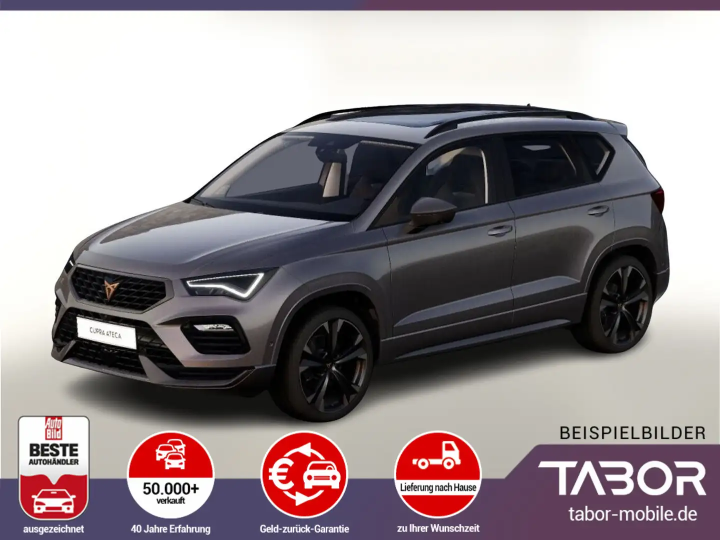 CUPRA Ateca 1.5 TSI 150 DSG Nav Pano eHK SHZ Kam Keyl. Grau - 1