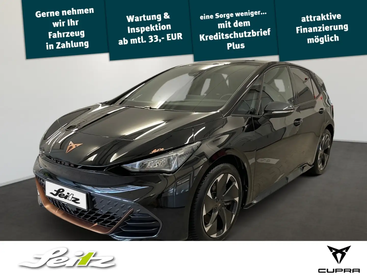 CUPRA Born *LED*KAMERA*NAVI*WÄRMEPUMPE*SITZH* Czarny - 1