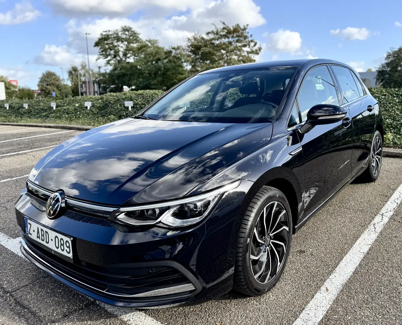 Volkswagen Golf 1.5 DSG STYLE|MASSAGE||ALCANTRA|NIEUWE STAAT! Zwart - 1