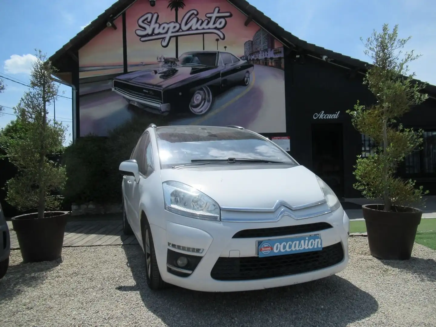 Citroen Grand C4 Picasso hdi 7 places Blanc - 1