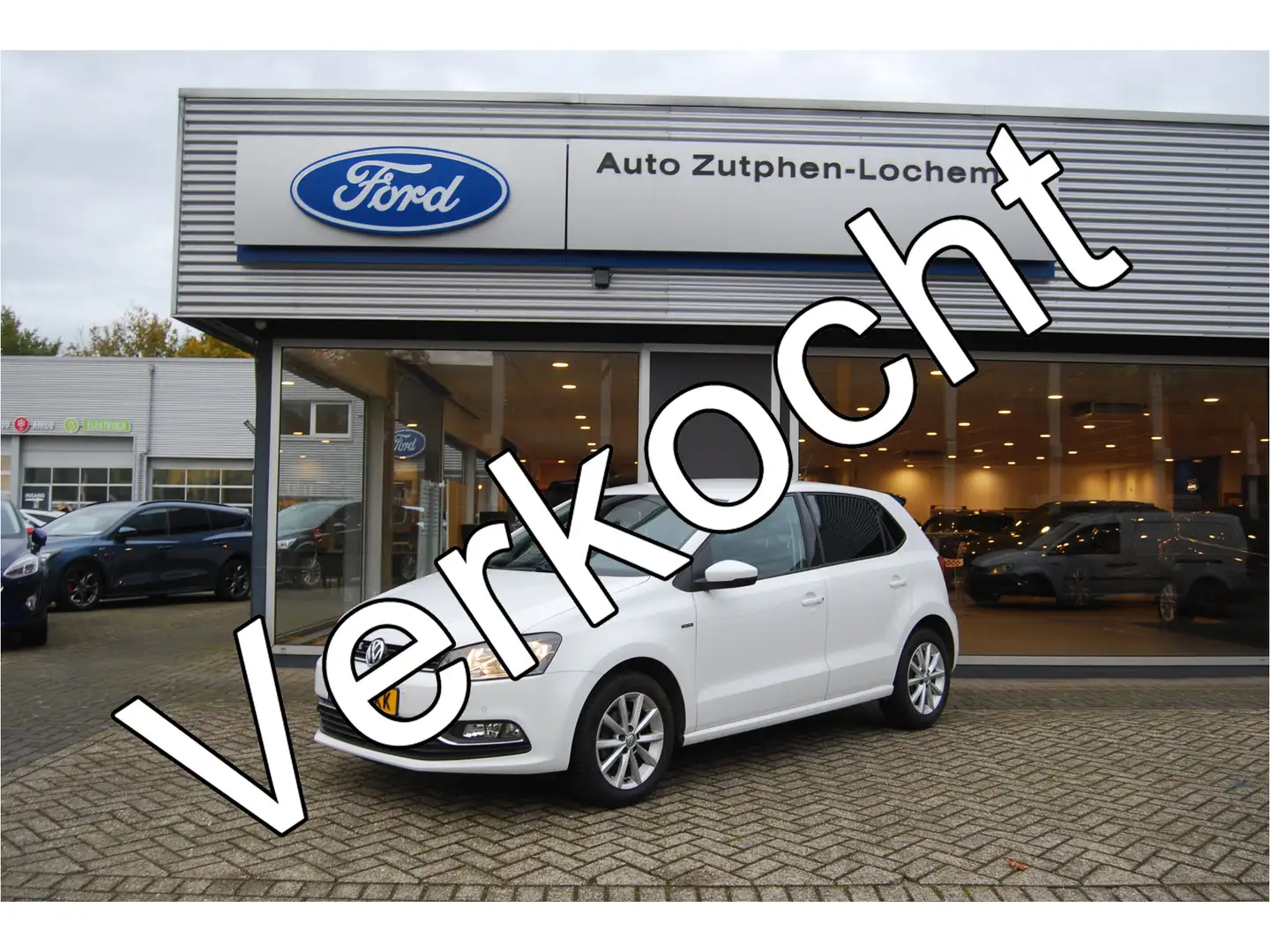 Volkswagen Polo 1.0 60PK | PDC V+A | CRUISE CONTROL | CLIMATE CONT Wit - 1