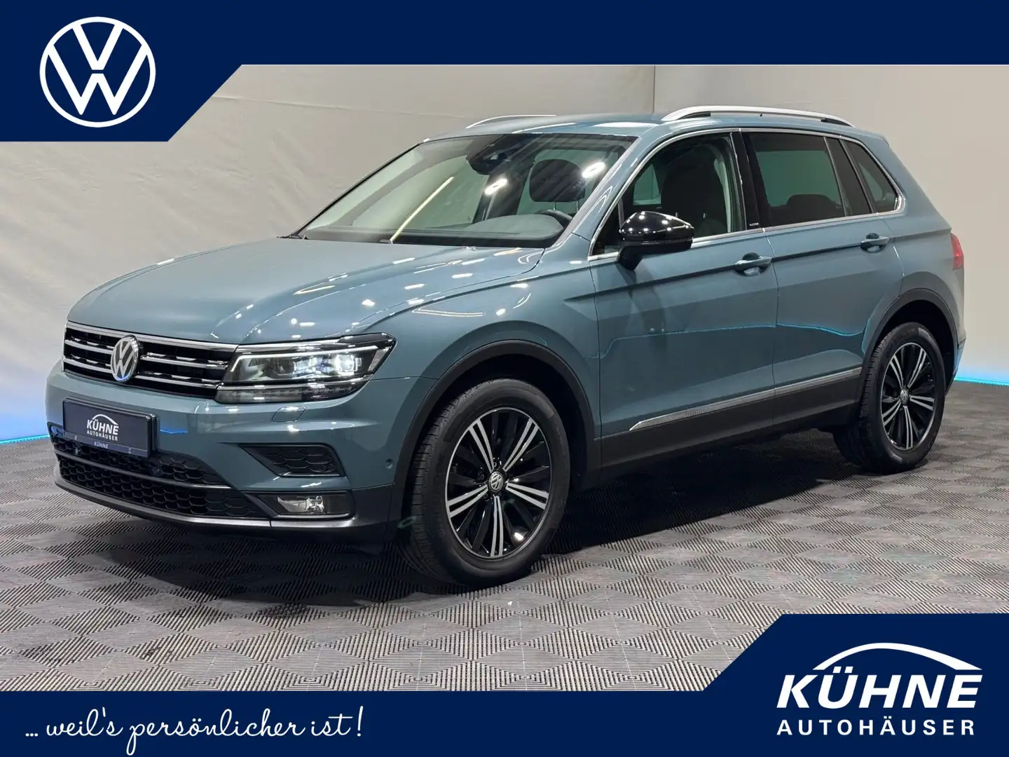 Volkswagen Tiguan IQ.DRIVE 2.0 TDI DSG | AHK ACC NAVI LED Bleu - 1