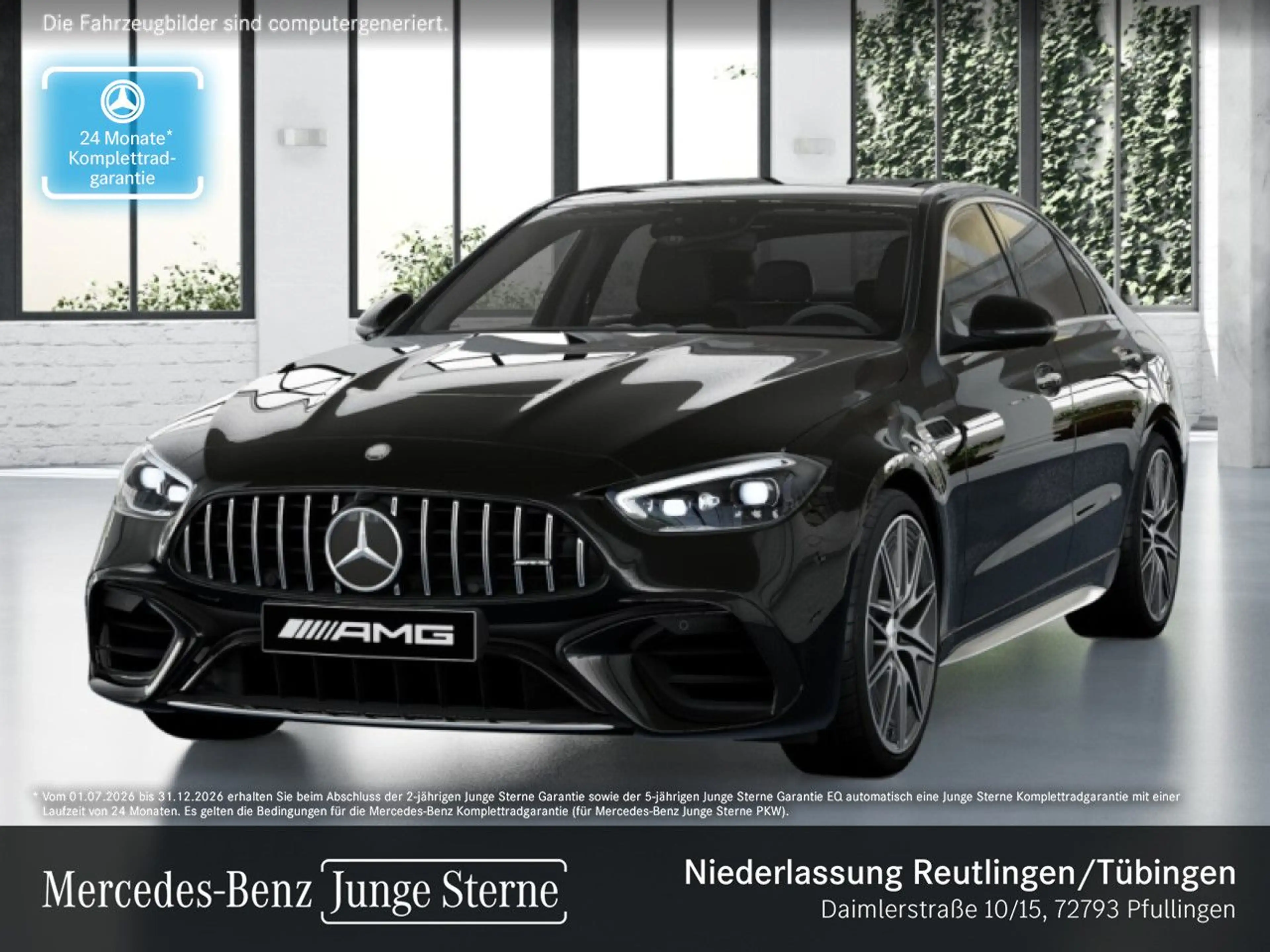 Mercedes-Benz C 63 AMG C 63 S E DRIVERS+PANO+360+BURMESTER+KEYLESS+9G