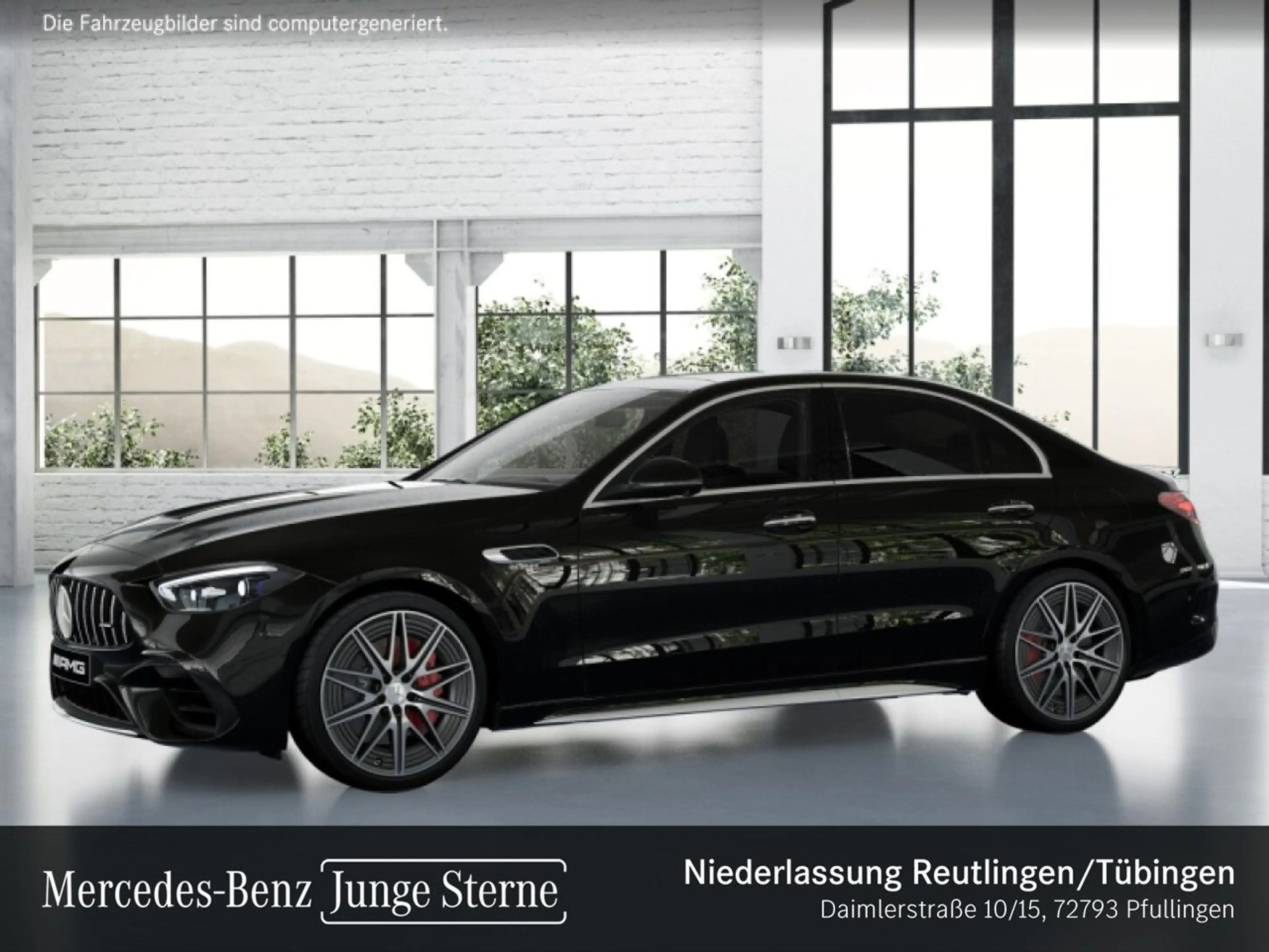 Mercedes-Benz C 63 AMG C 63 S E DRIVERS+PANO+360+BURMESTER+KEYLESS+9G — photo 3