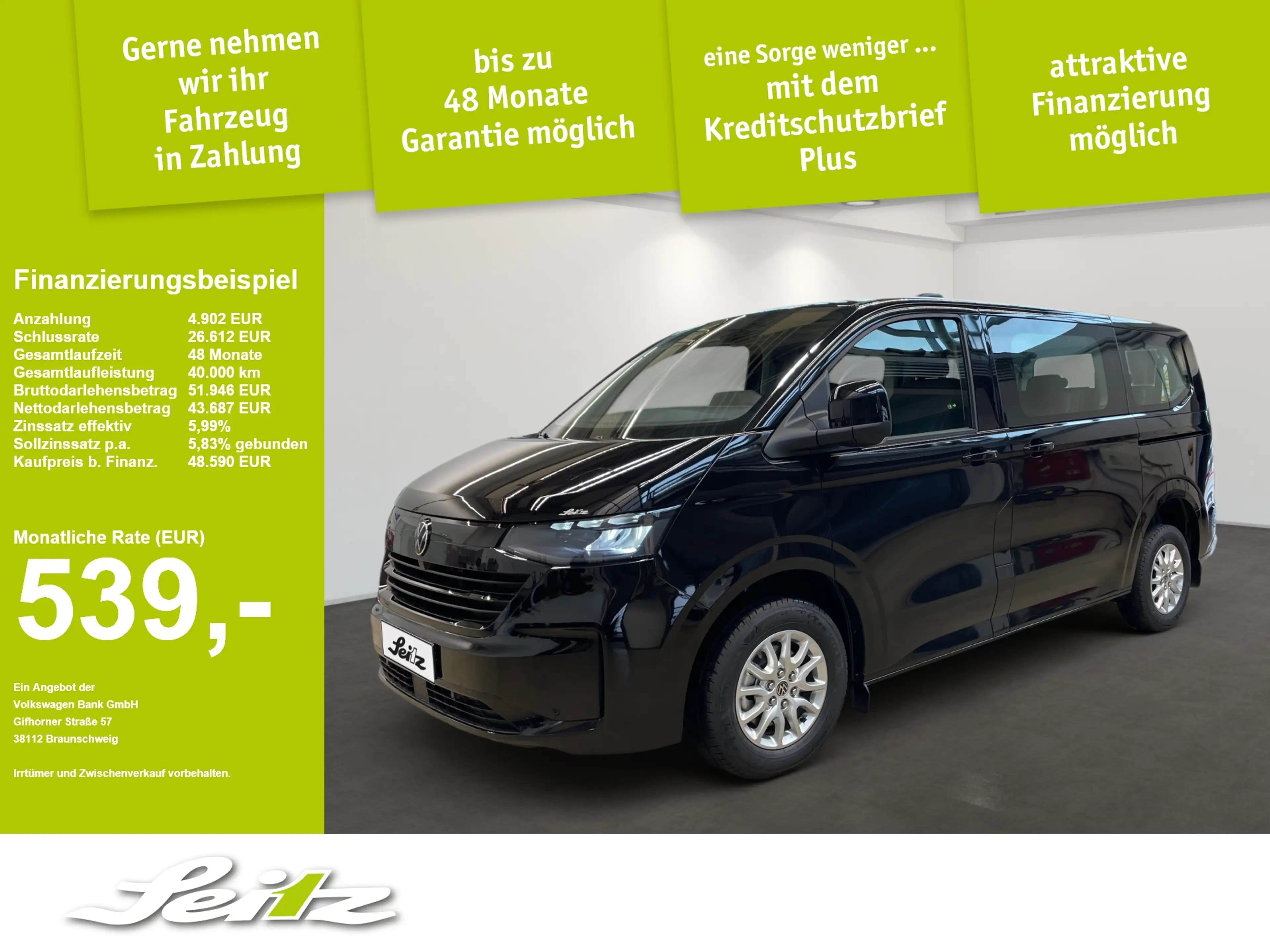 Volkswagen T7 Caravelle 2.0 TDI KR Life *8S*AHK*NAVI*