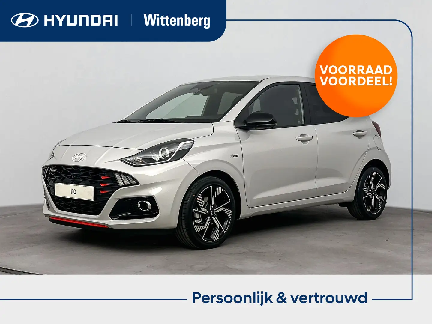 Hyundai i10 1.0 T-GDI N Line 5-zits | NIEUW | TURBO MOTOR | SP Grijs - 1