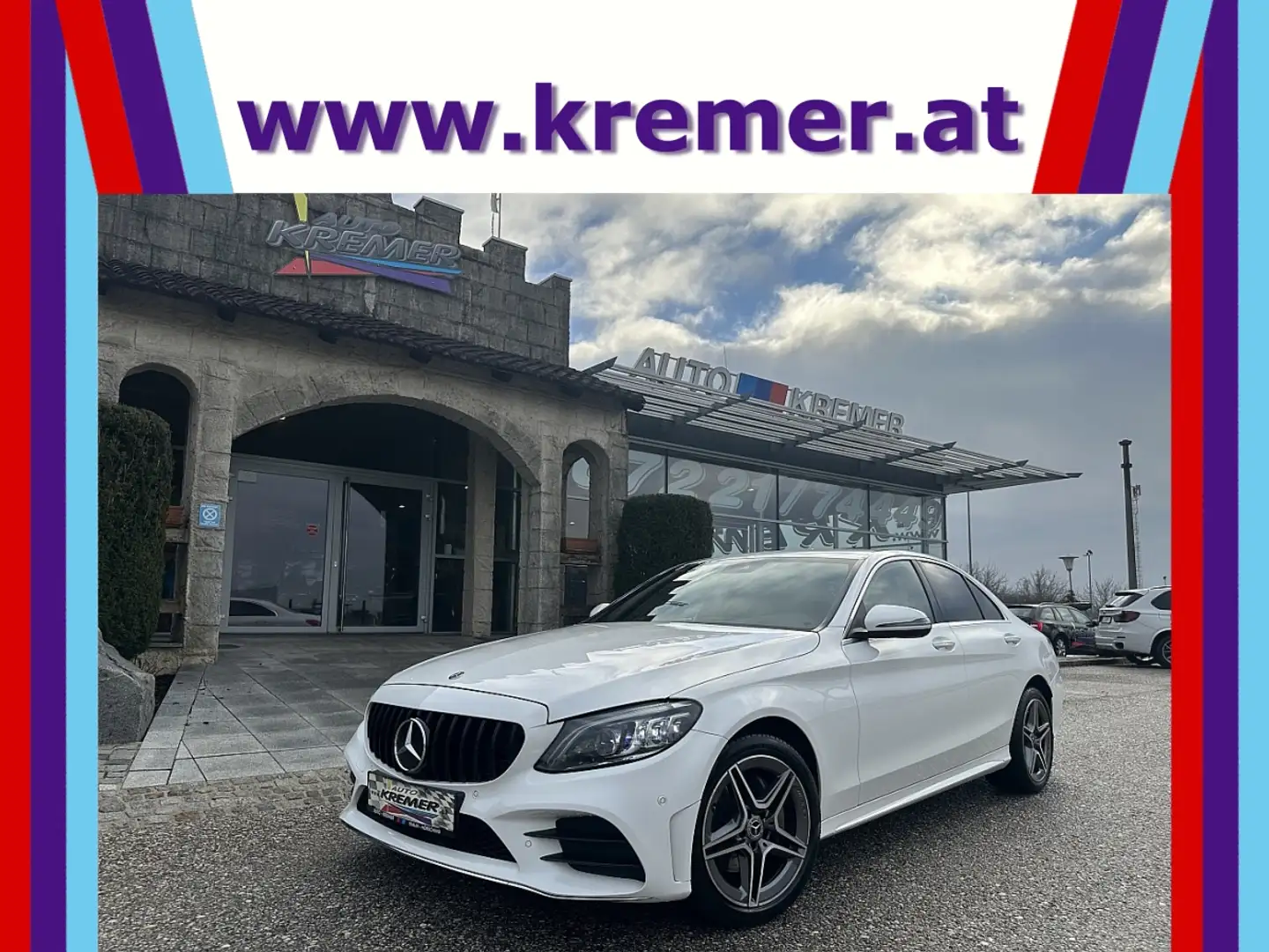 Mercedes-Benz C 220 d 4MATIC Aut./*C43-LOOK*/ACC/RFK/TWA/SHZ/NAVI/A... Blanco - 1