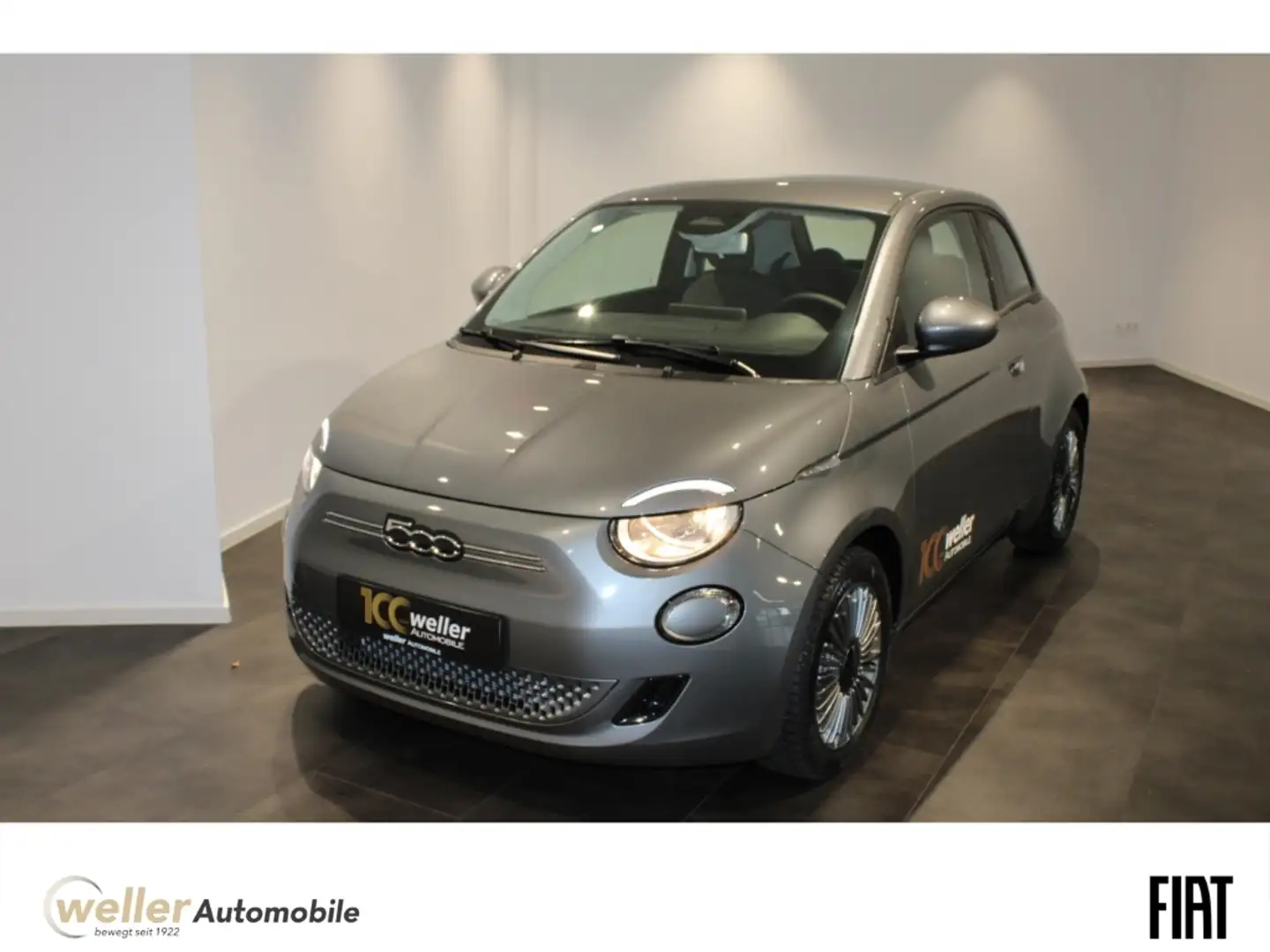Fiat 500e ''Icon'' 42kwh Navi Rückfahrkamera Sitzheizung Kli Grau - 1