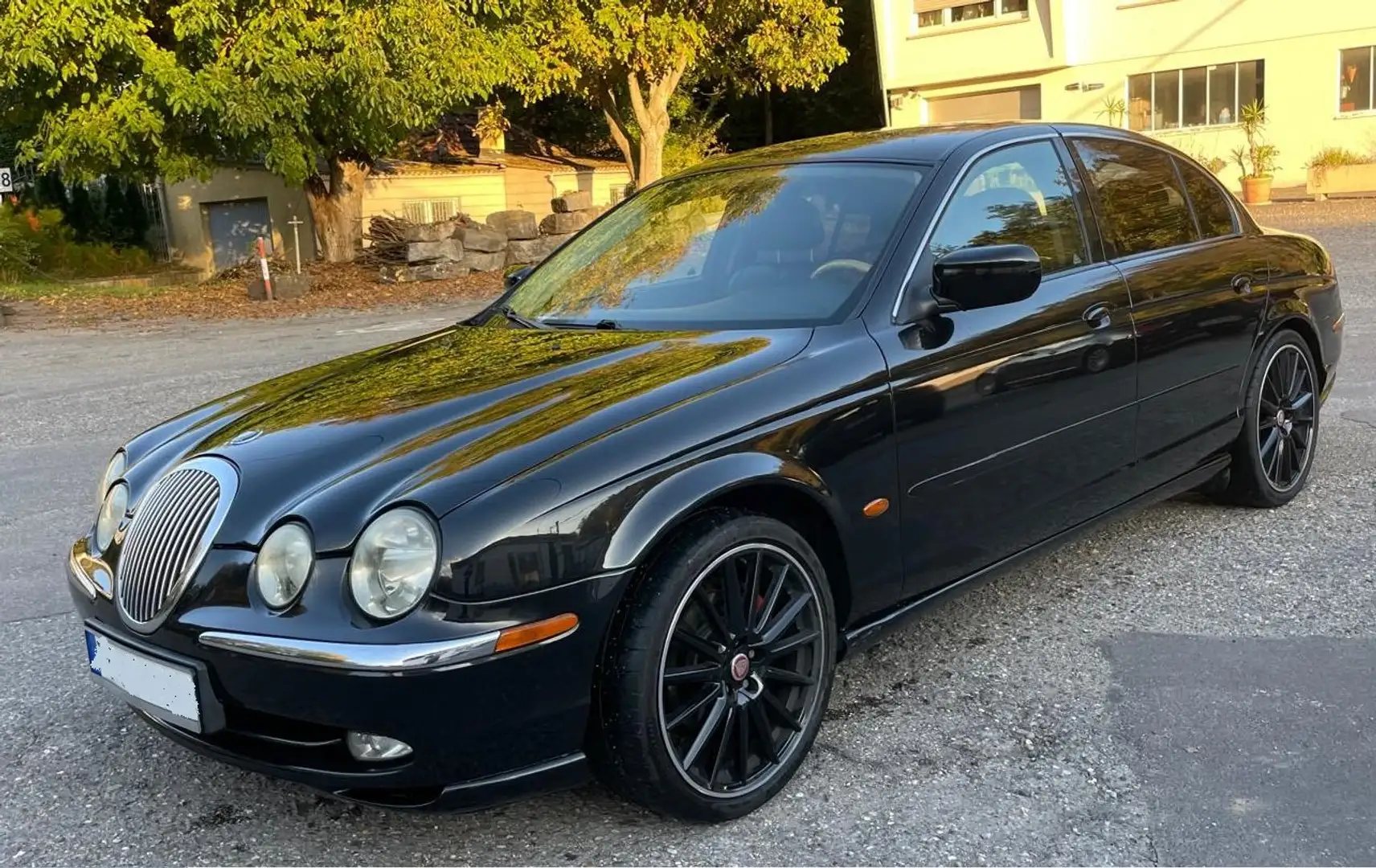 Jaguar S-Type S-Type V6 Execut., Klima, el. SD, 19", TÜV-2027 Schwarz - 1