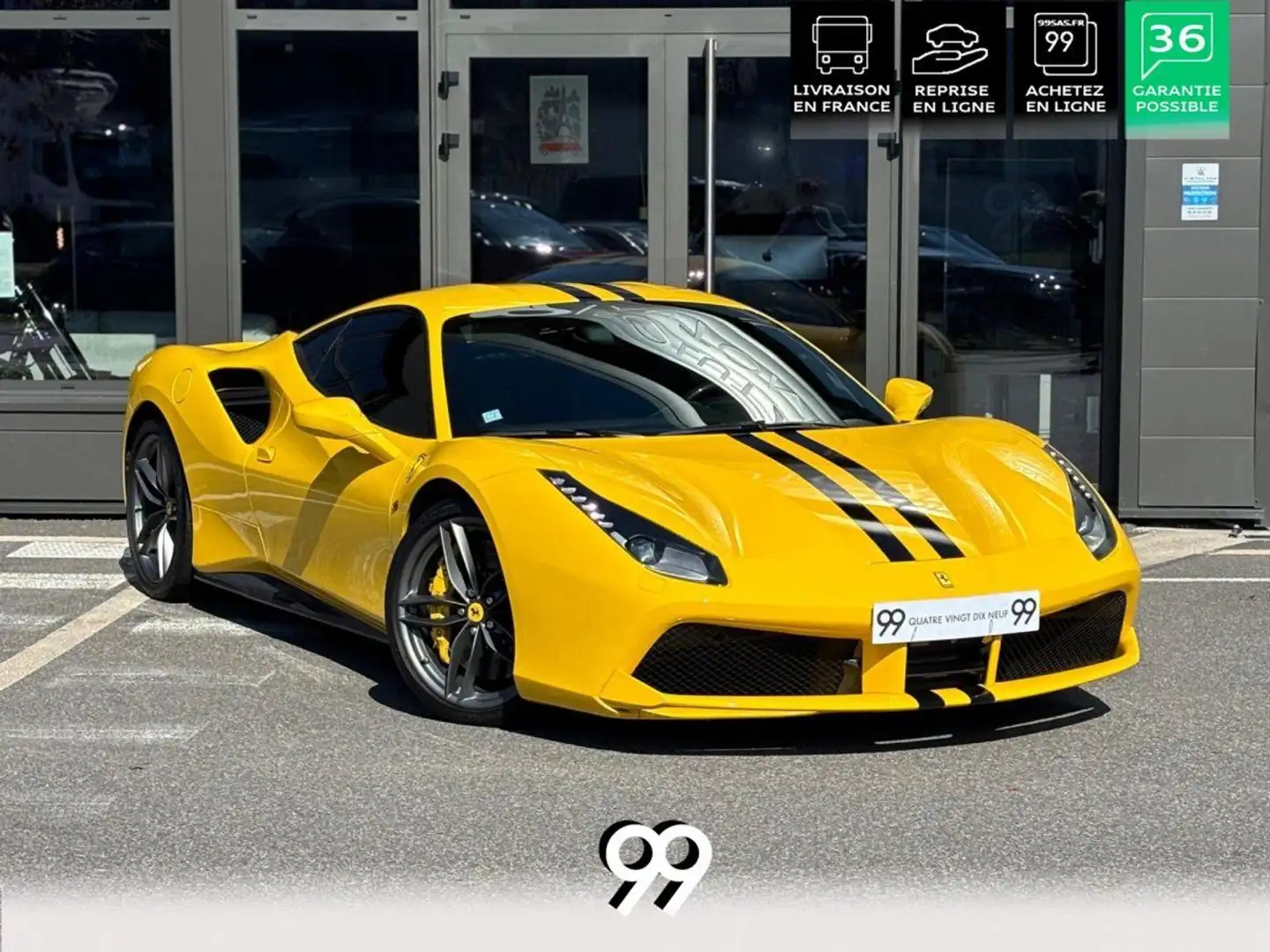 Ferrari 488 Coupe 3.9i V8 - BVR COUPE . Жовтий - 1