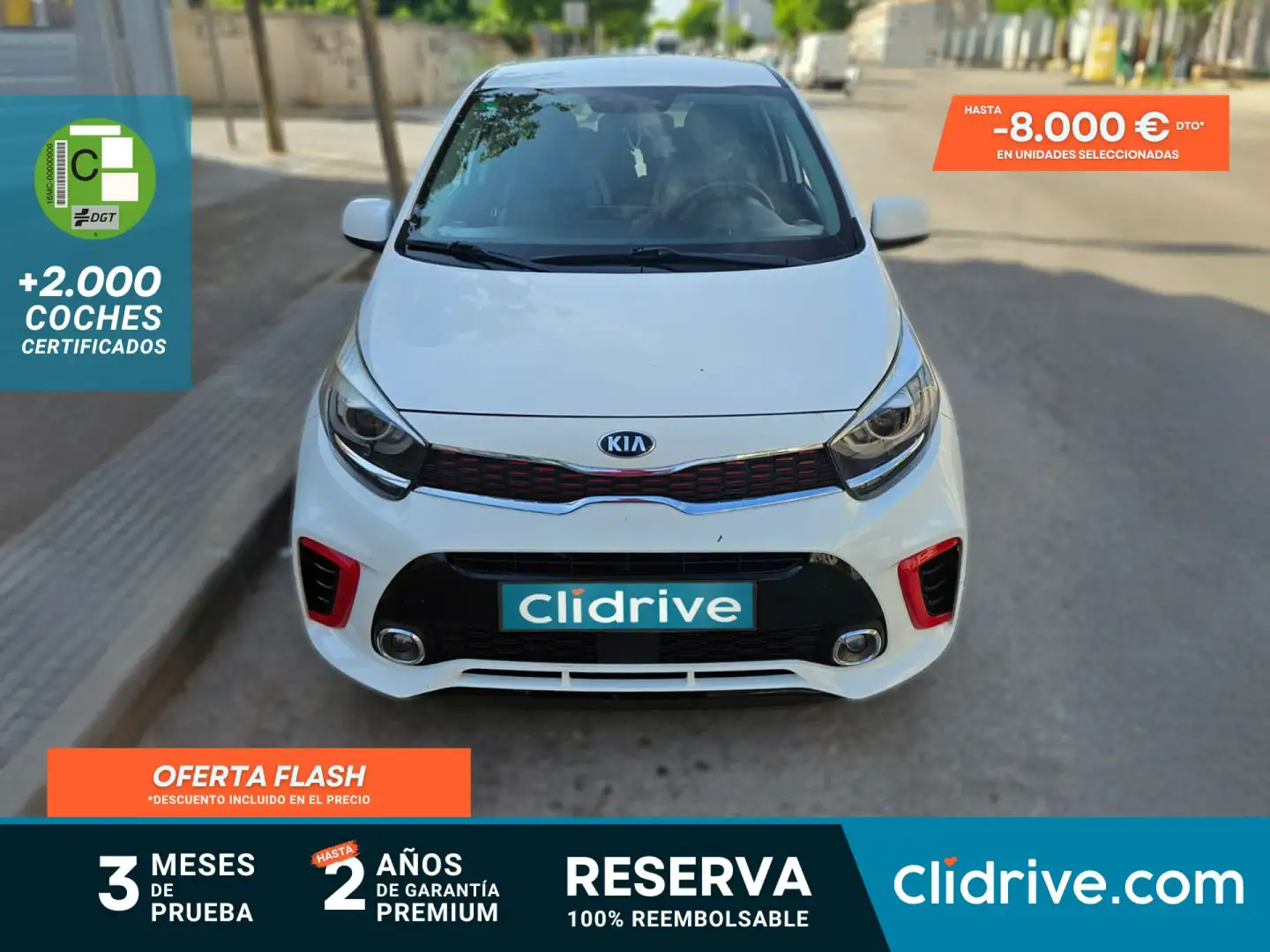 Kia Picanto 1.2 CVVT 62kW (84CV) GT Line Blanco - 1