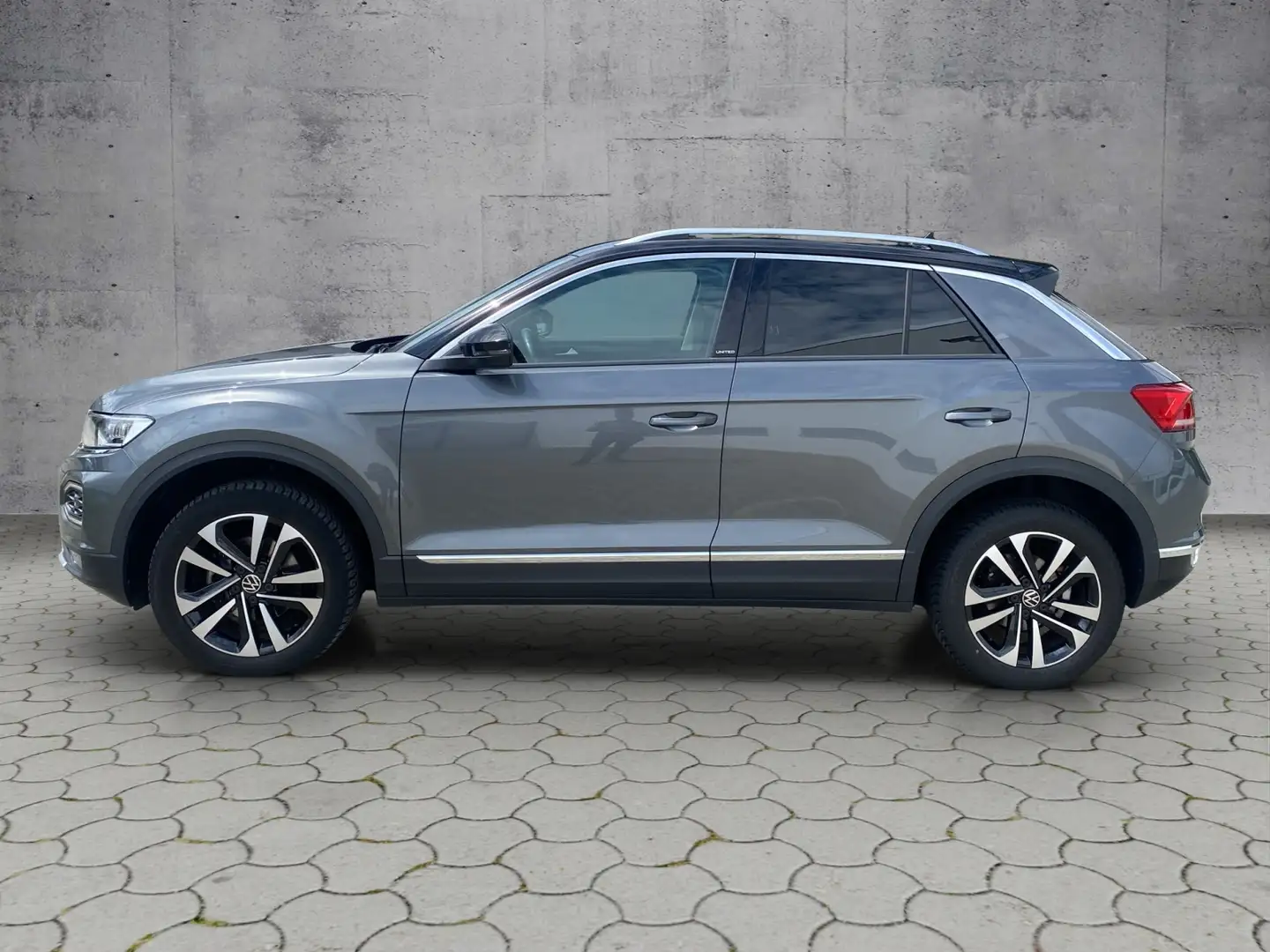 Volkswagen T-Roc United 1.5TSI DSG Nav/Nebel/ACC/GRA/SHZ/LED KLIMA Grau - 2