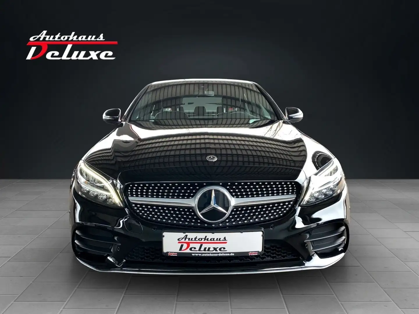 Mercedes-Benz C 200 CGI 9G AMG-LINE NAVI-KAMERA-LEDER-HIGH-P. Negro - 2