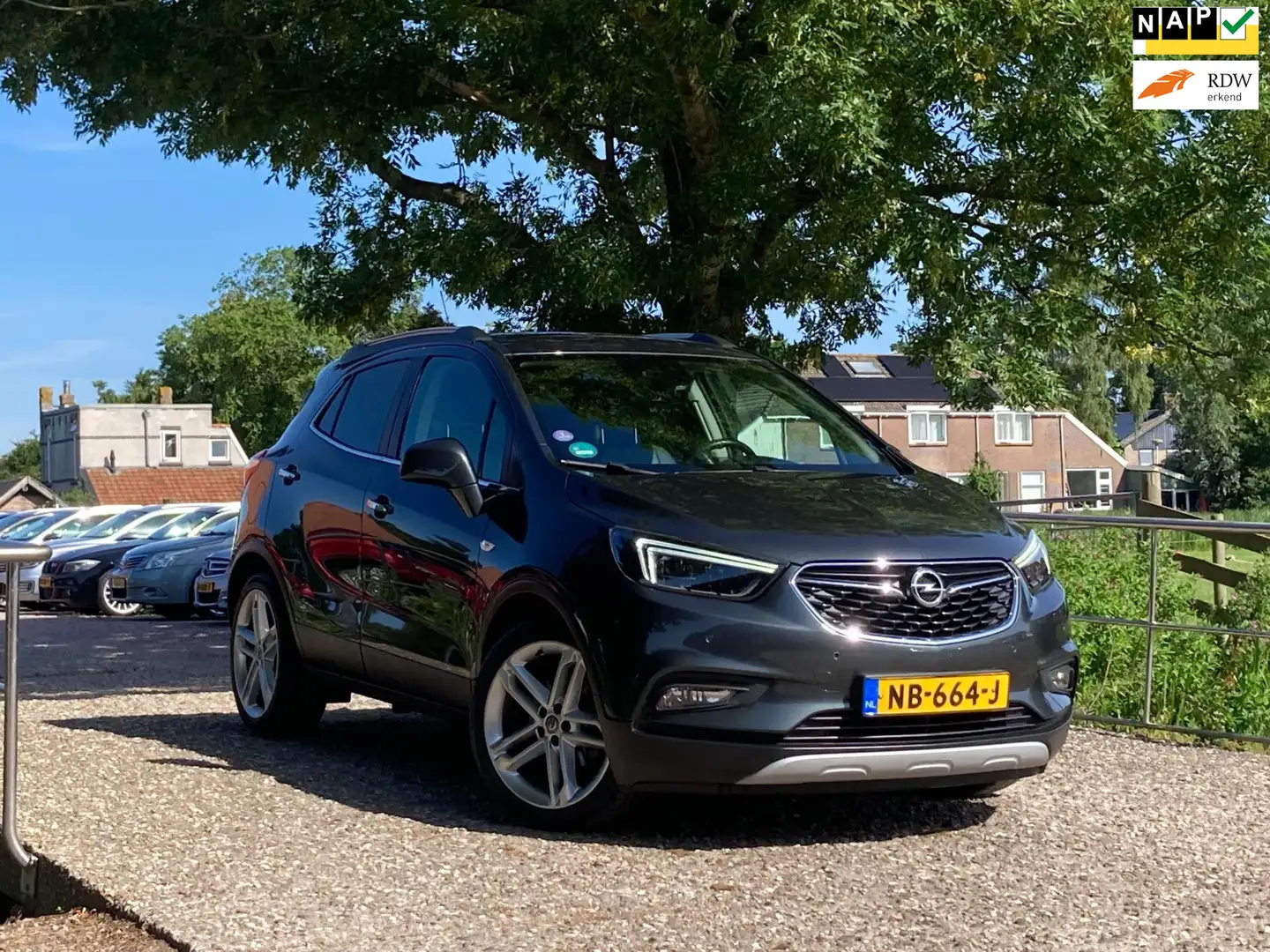 Opel Mokka X 1.4 Turbo Innovation | Schuif/kantel dak + Cruise Grijs - 1