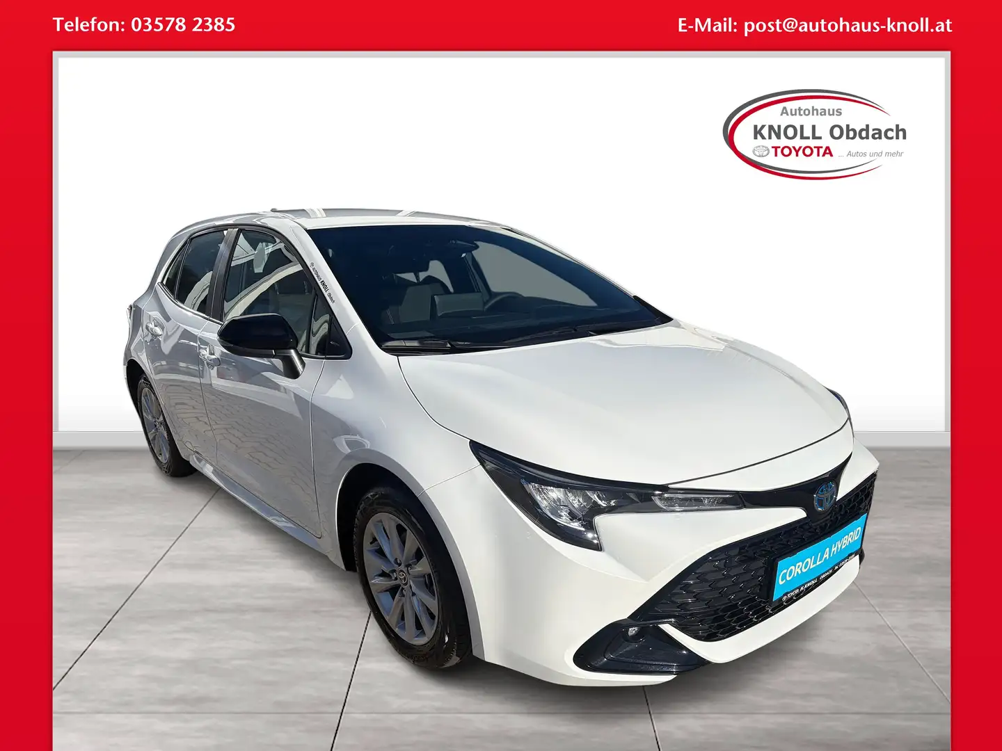 Toyota Corolla 1,8l Hybrid Active Businesspaket Weiß - 1