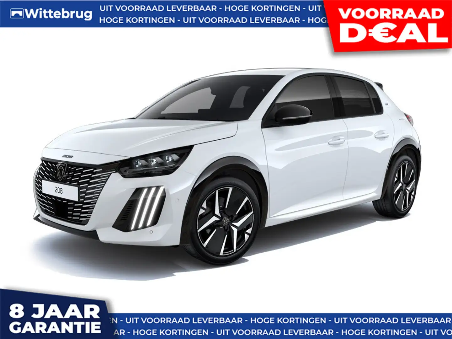 Peugeot 208 1.2 Hybrid 110 e-DCS6 GT AUTOMAAT - DIRECT RIJDEN Grijs - 1