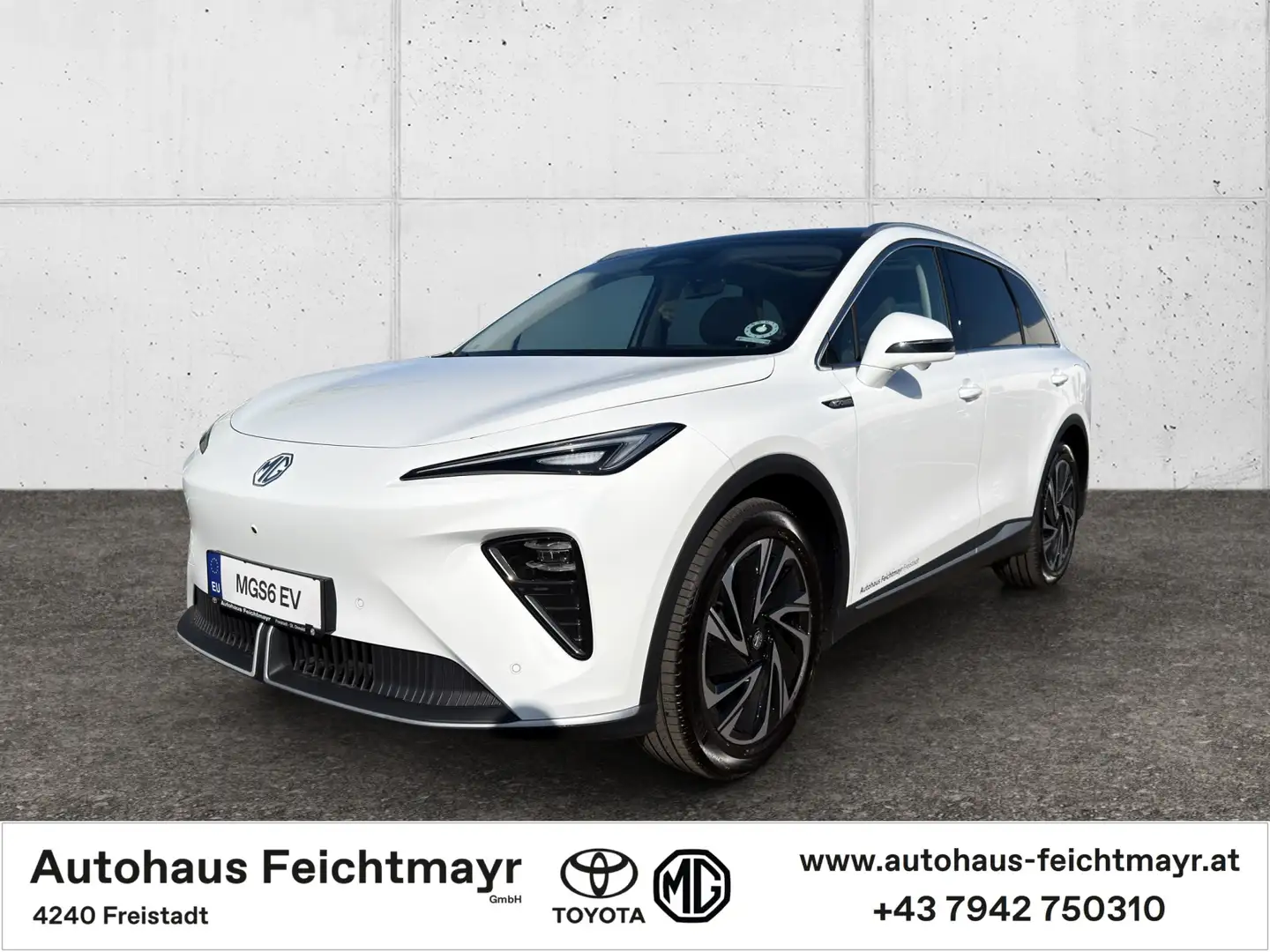 MG MGS6 EV MG S6 EV Luxury AWD 77 kWh 485 km 5t. Weiß - 1