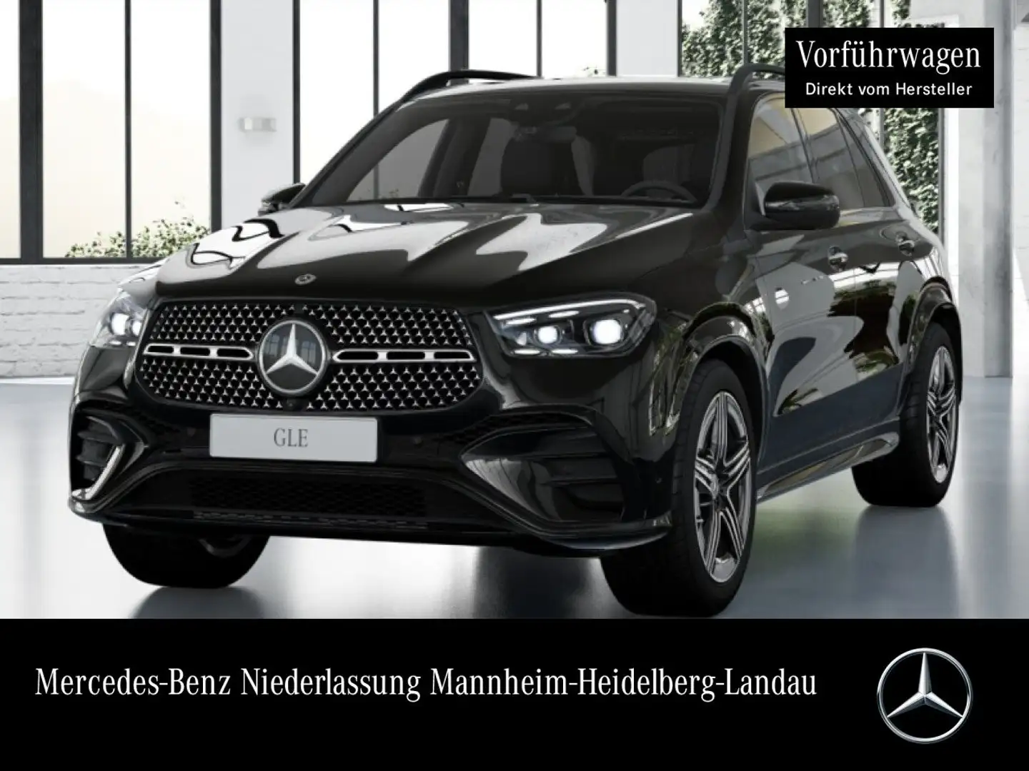 Mercedes-Benz GLE 450 d 4M AMG+NIGHT+PANO+360+AHK+MULTIBEAM+SPUR Schwarz - 1