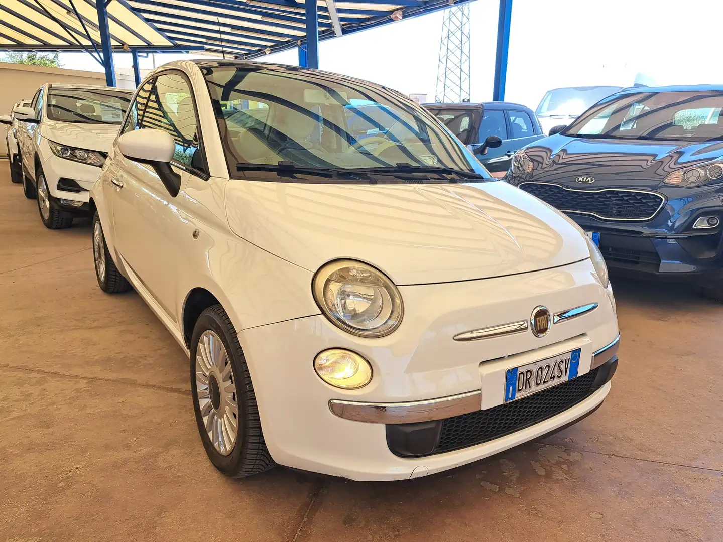 Fiat 500 500 1.2 Benz. Sport 69cv Wit - 1