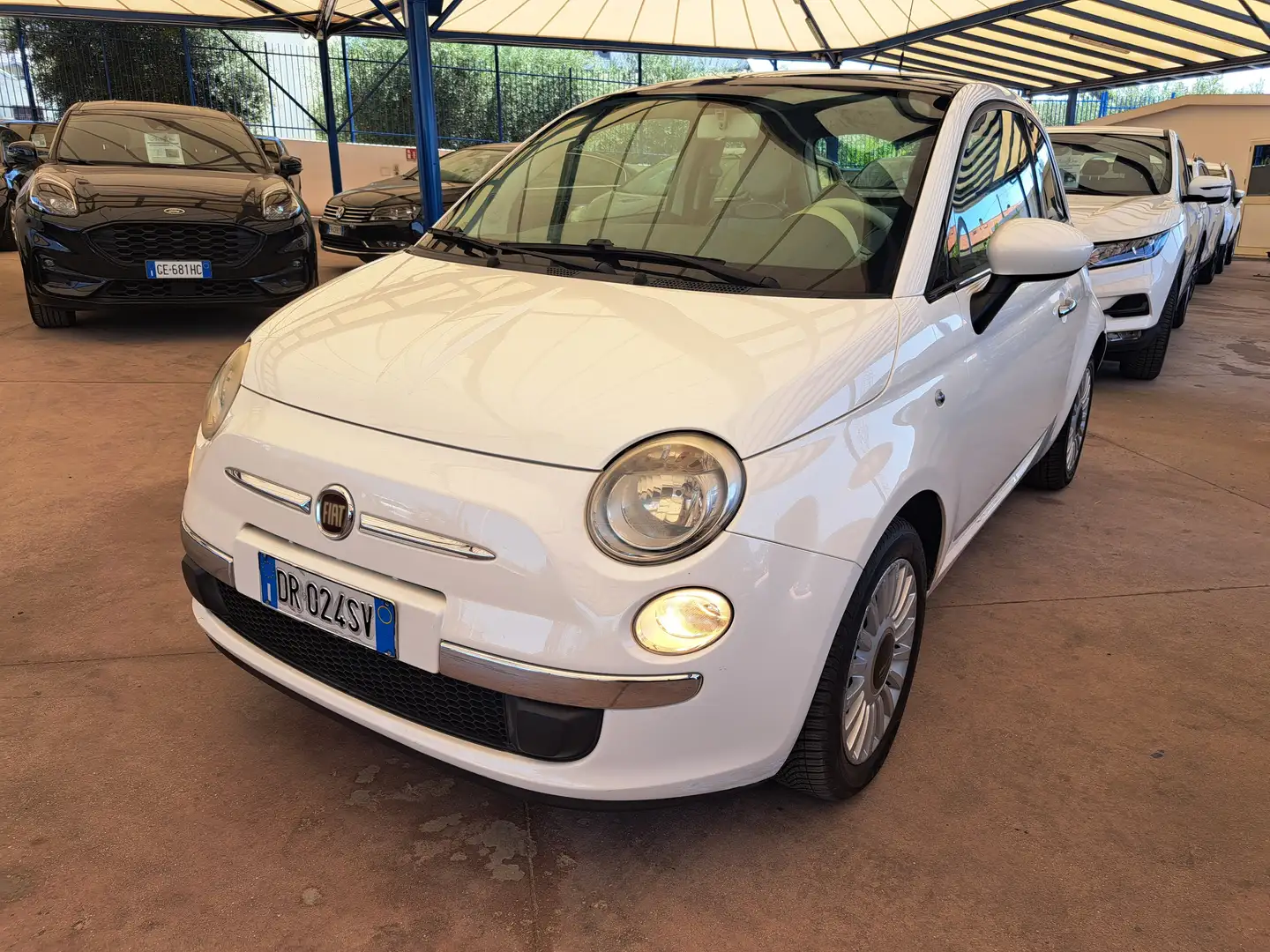 Fiat 500 500 1.2 Benz. Sport 69cv Wit - 2